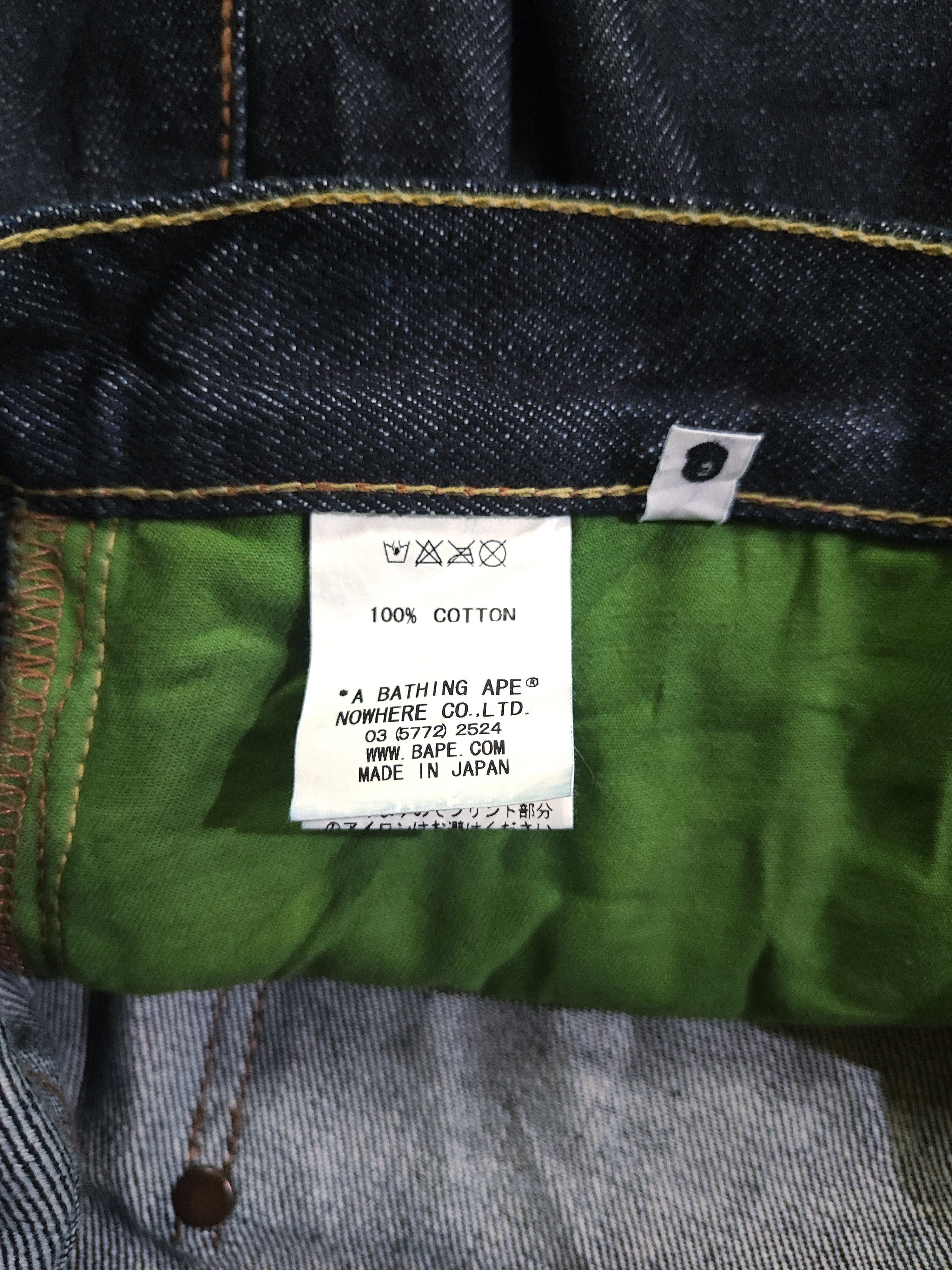 Bape Bape Logo Denim Shorts Size US 32 / EU 48 - 8 Thumbnail