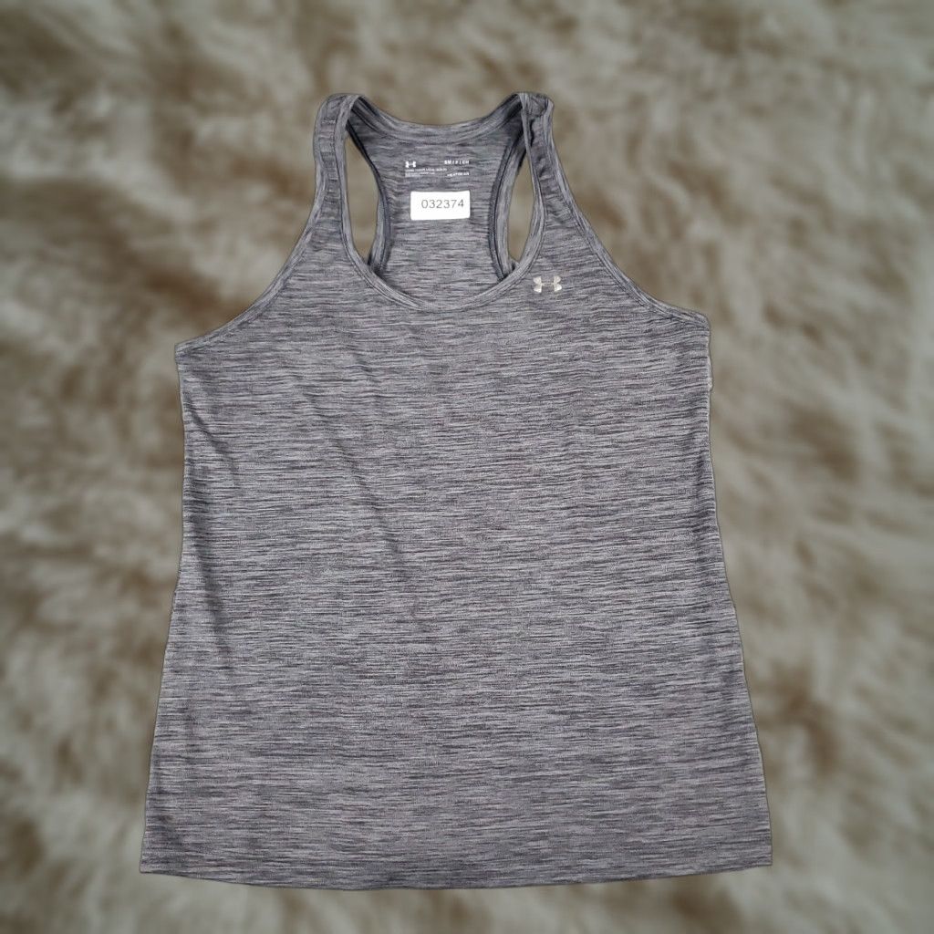 Under Armour Under Armour Tank Top Womens Small Gray Activewear Running Sleeveless Size S / US 4 / IT 40 - 1 Thumbnail