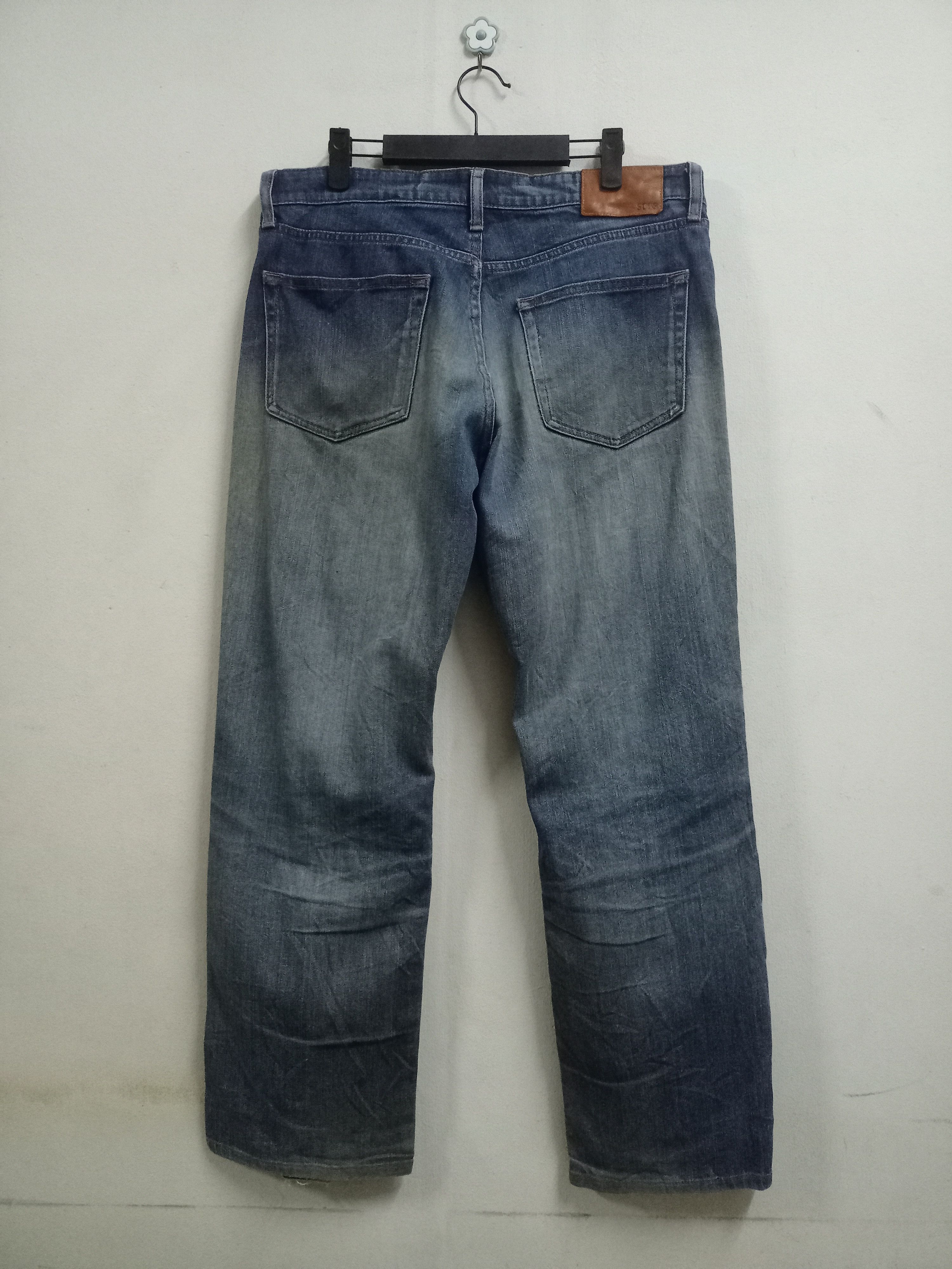 Japanese Brand × Uniqlo Vintage Japanese Uniqlo Mud Wash Baggy Jeans 35x29 Size US 35 - 2 Thumbnail