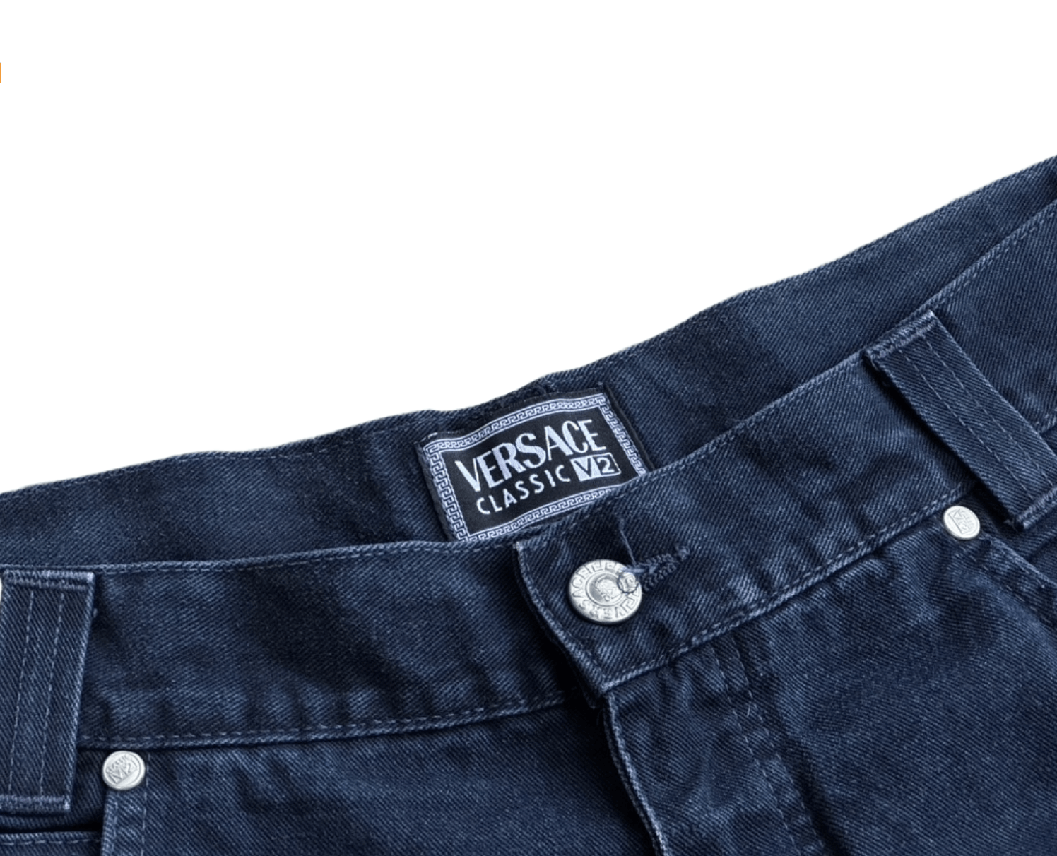 Versace V2 Classic Denim Jeans Size US 35 - 7 Thumbnail