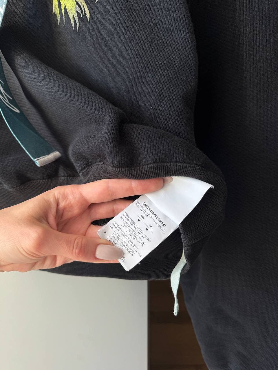 Off-White Off-White “Floral” Sweatshirt Size M / US 6-8 / IT 42-44 - 8 Thumbnail