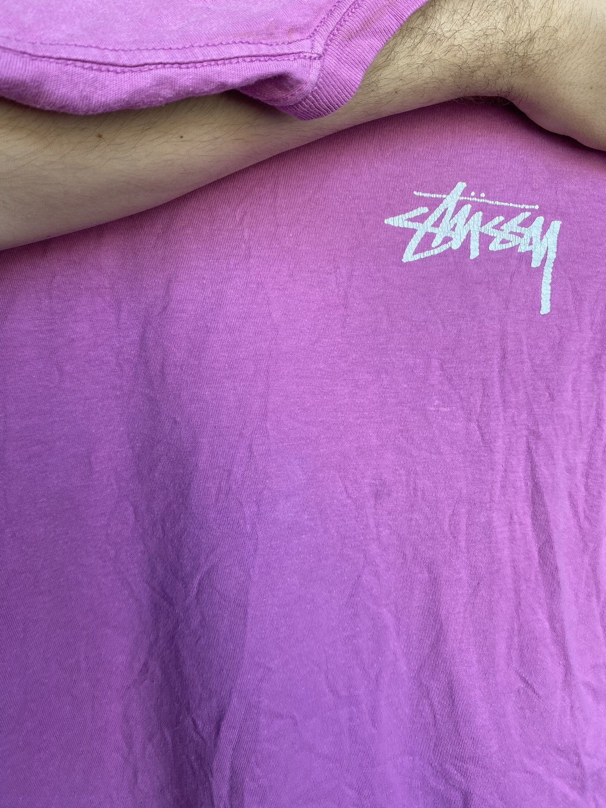 Stussy 🔥00s Stussy American Classics Pink Tee mens S Size US S / EU 44-46 / 1 - 12 Thumbnail