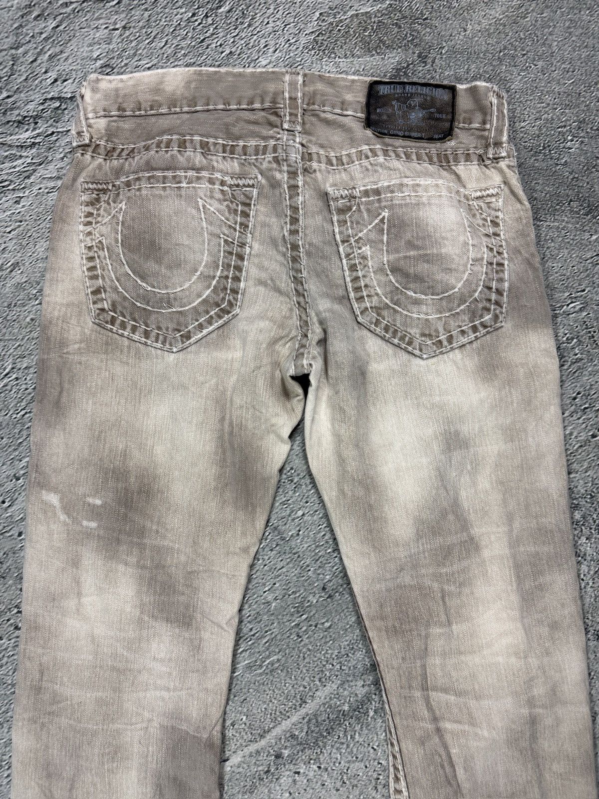 True Religion True Religion jeans vintage pants beige Geno super T Size US 32 / EU 48 - 2 Thumbnail