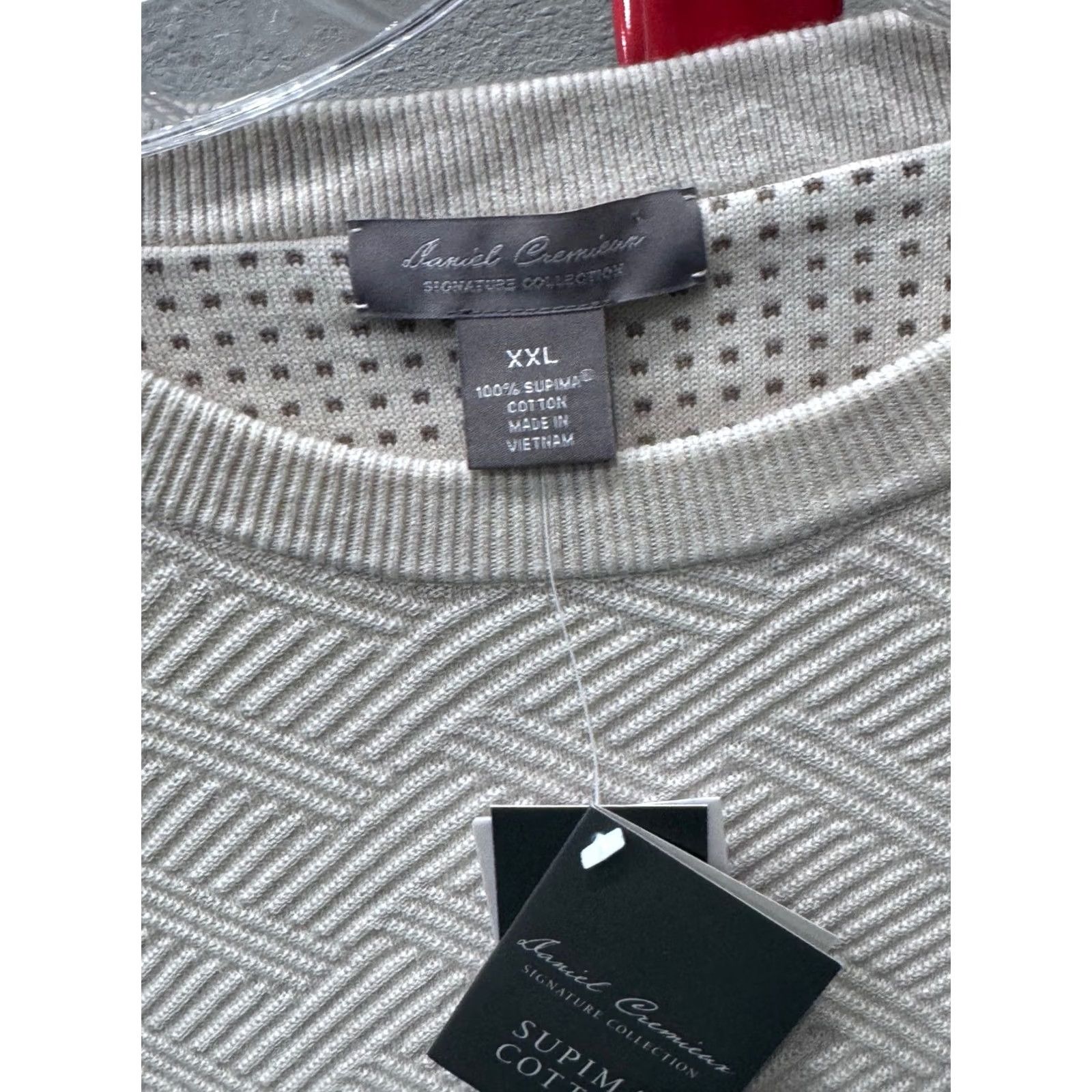 Cremieux NWT Daniel Cremieux Supima Knit SWEATER Cardigan 2XL XXL Men Multicolor Knit Sweater Size US XXL / EU 58 / 5 - 6 Thumbnail