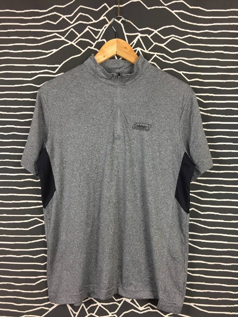 Coleman × Vintage Vtg Coleman Half Zipper Outdoor Activewear Tee Size US L / EU 52-54 / 3 - 2 Thumbnail
