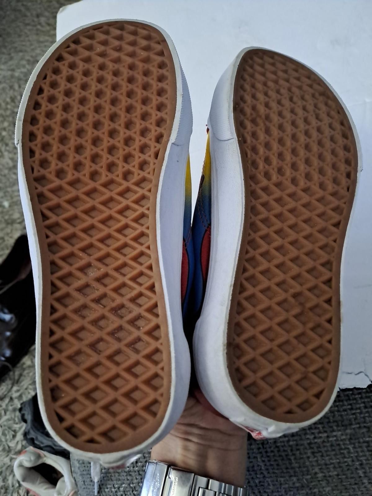 Vans Vans Old Skool Racer sneakers in the red/blue flame Size 5.5 Size US 7.5 / IT 37.5 - 9 Thumbnail