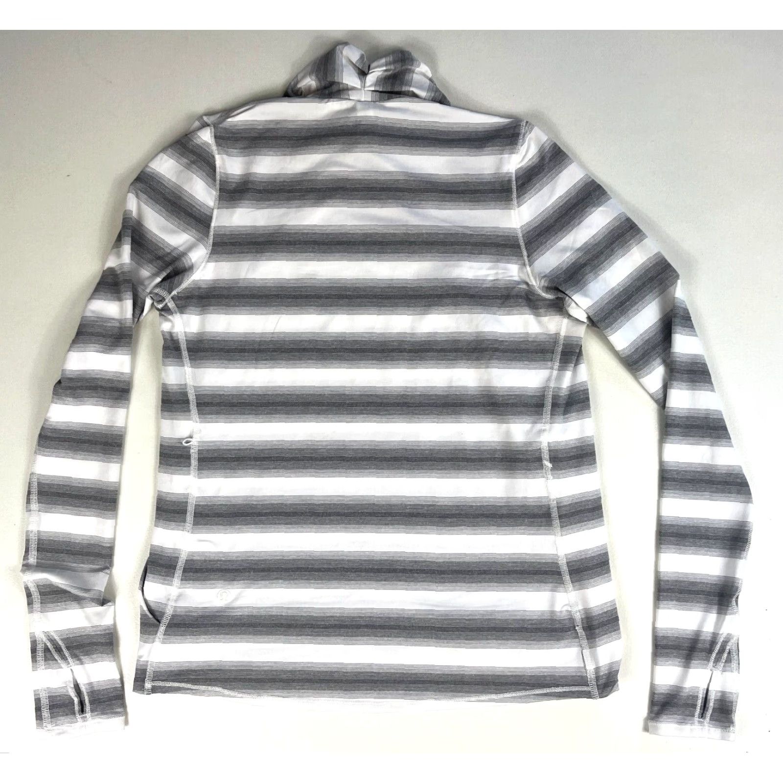 Lululemon Women's Lululemon Iconic Wrap Long Sleeve Striped Lightweight Sz 4 Size S / US 4 / IT 40 - 3 Thumbnail