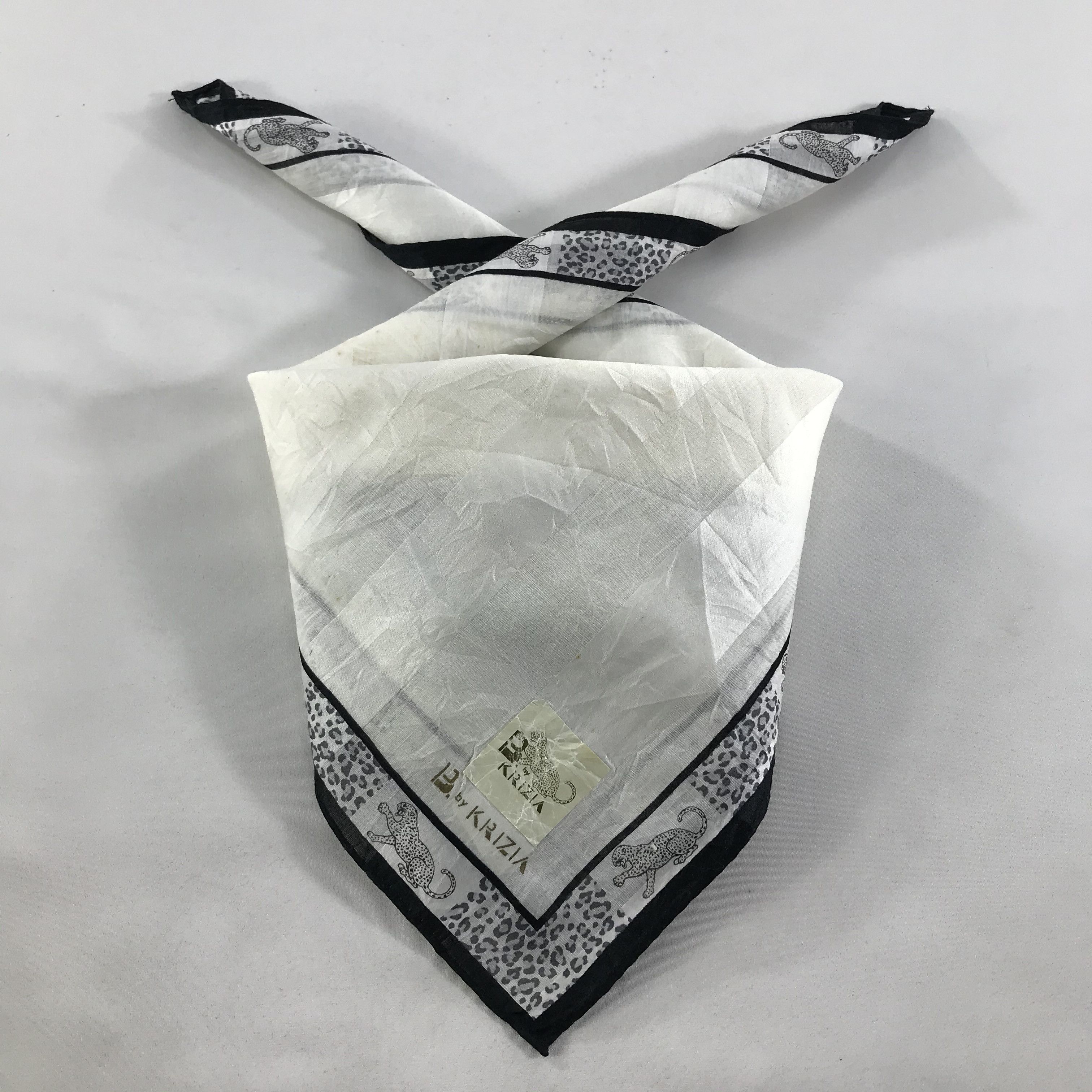 Krizia Uomo × Vintage Krizia Uomo Bandana / Handkerchief / Neckerchief - S1472 Size ONE SIZE - 3 Thumbnail