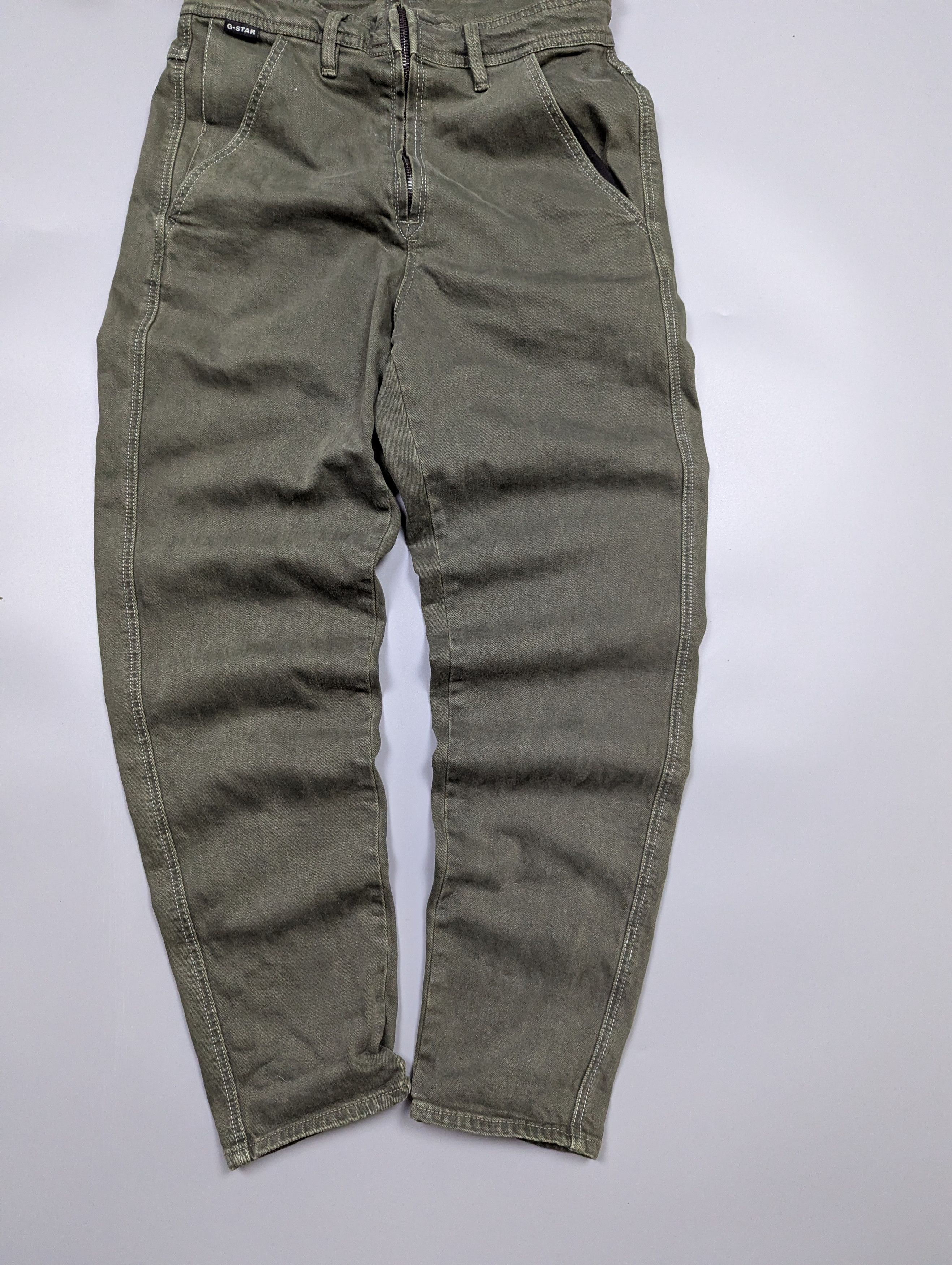 G-Star G-Star RAW Women’s Slim Olive Green Denim Dungaree Jumpsuit Size 27" / US 4 / IT 40 - 5 Thumbnail