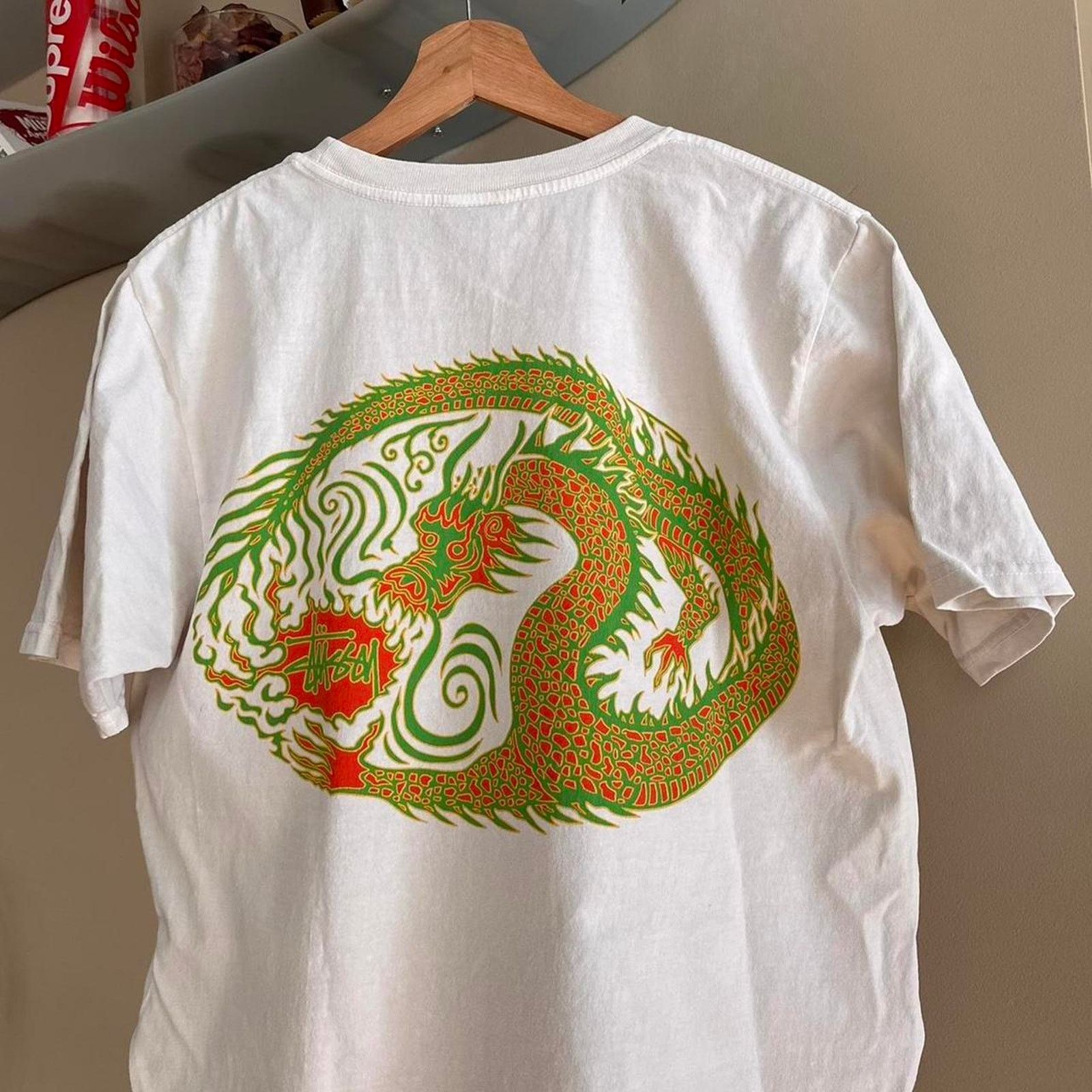 Stussy × Vintage Vintage Y2K Stussy Dragon Shirt Size US S / EU 44-46 / 1 - 3 Thumbnail