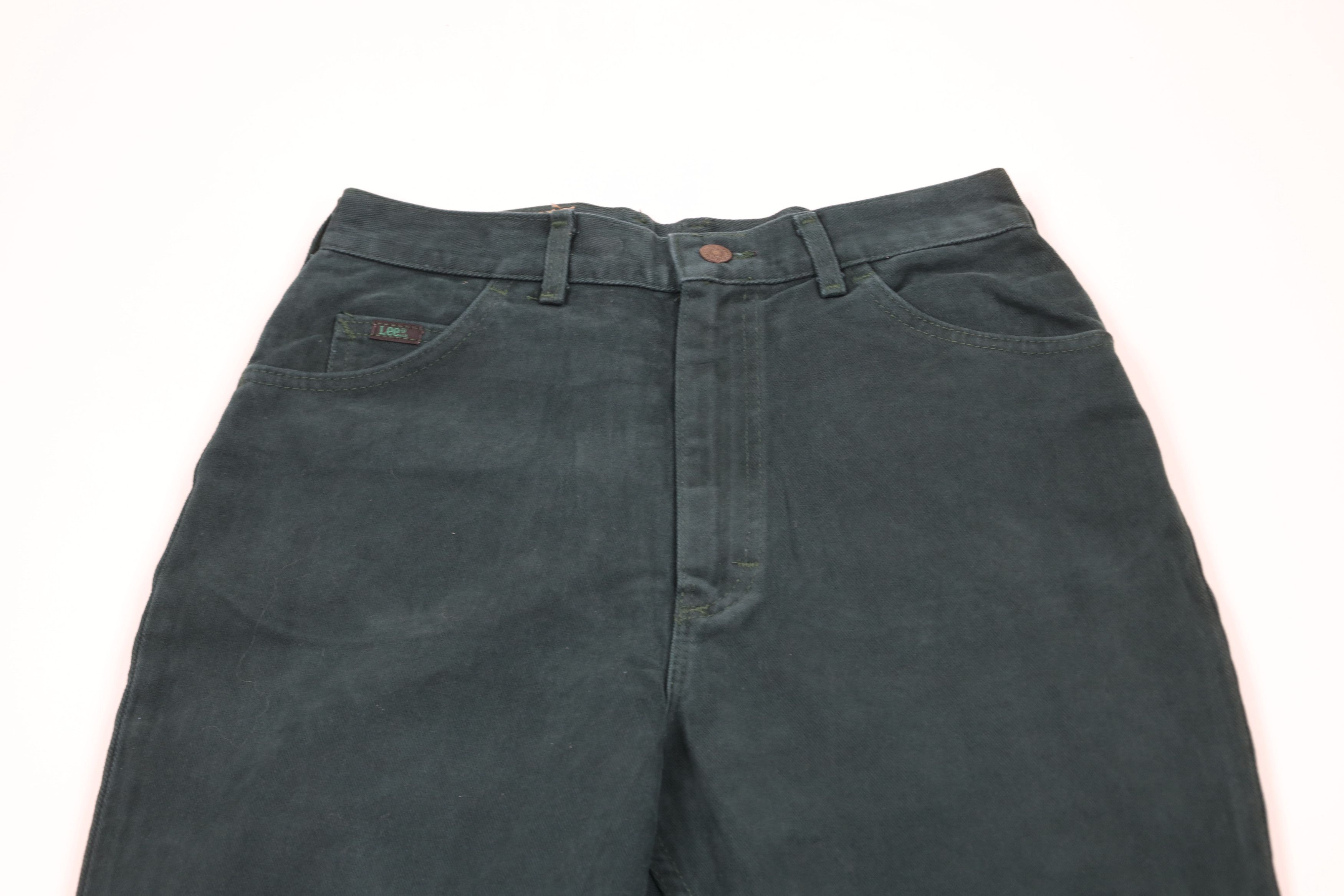 Lee × Vintage Deadstock Vintage 90s Lee Tapered Leg Denim Jeans Green USA Size 34" / US 12 / IT 48 - 2 Thumbnail