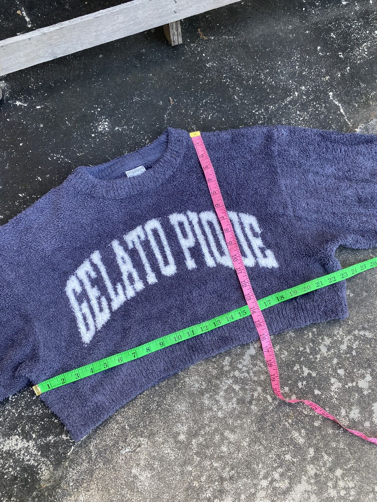 Japanese Brand Gelato Pique Homme Cropped Sherpa Sweatshirt Size US L / EU 52-54 / 3 - 9 Thumbnail