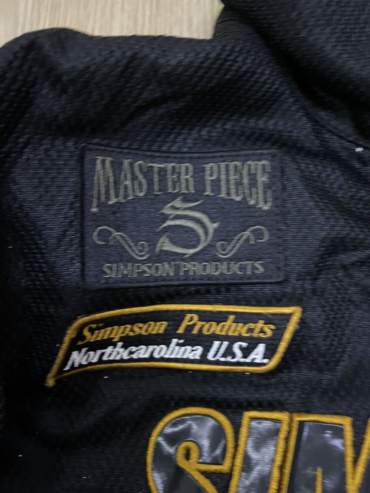 Vintage Simpson racing paded biker jacket Size US M / EU 48-50 / 2 - 10 Thumbnail