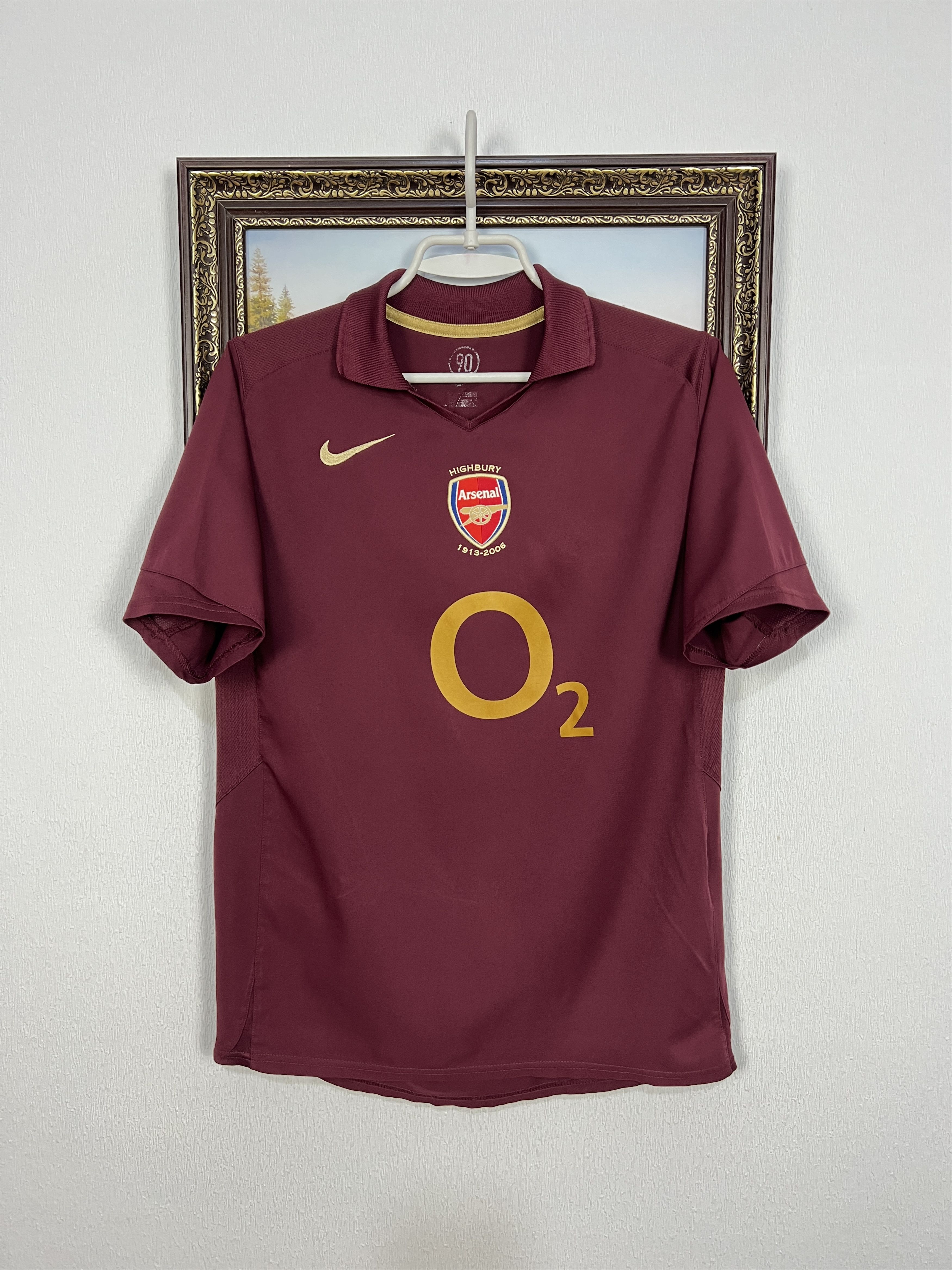 Nike Arsenal Home football shirt 2005 Nike #3 Cole o2 Boys Size US XS / EU 42 / 0 - 4 Thumbnail