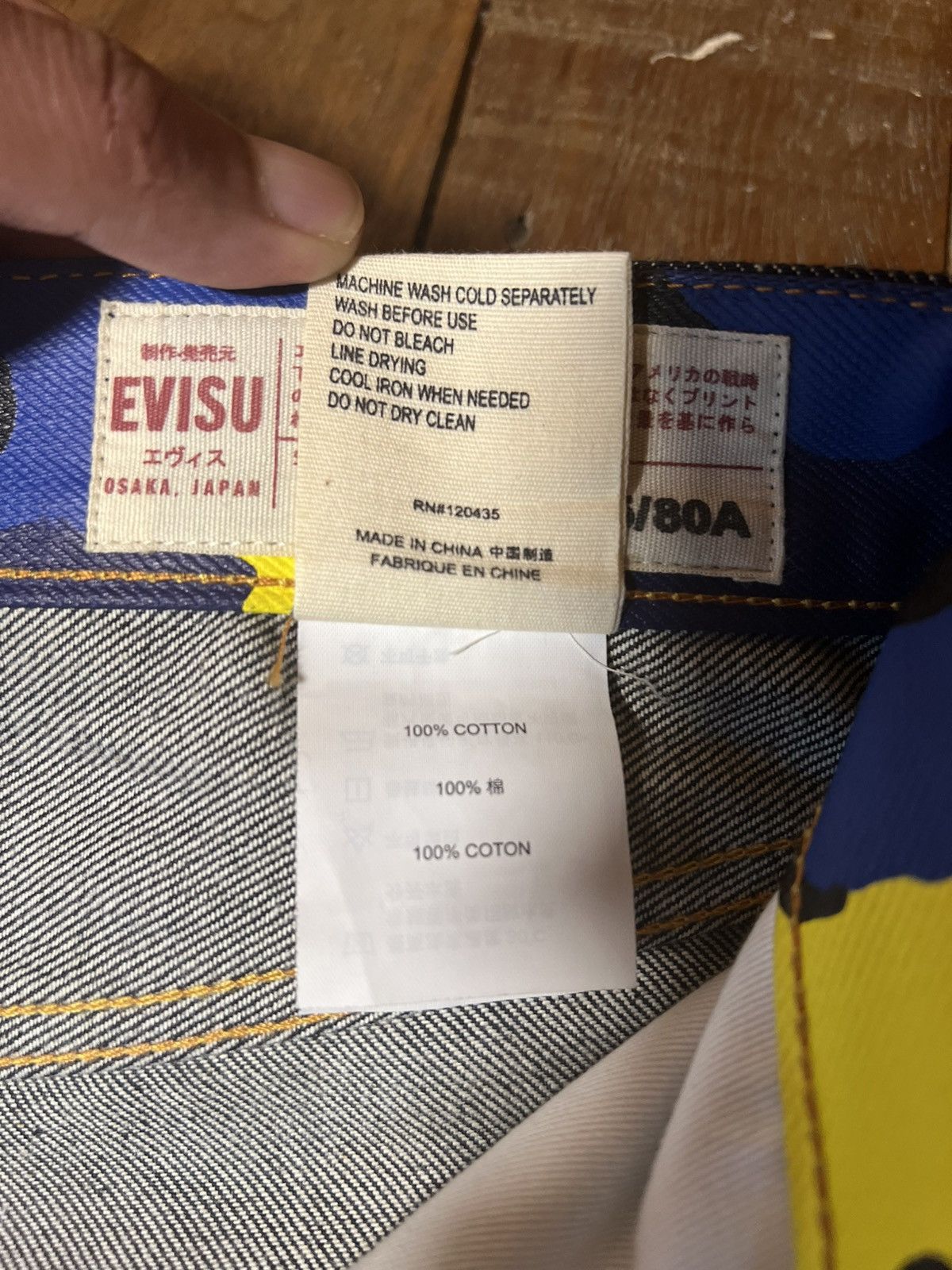Evisu Evisu Daicock Denim Pants Size US 32 / EU 48 - 18 Thumbnail
