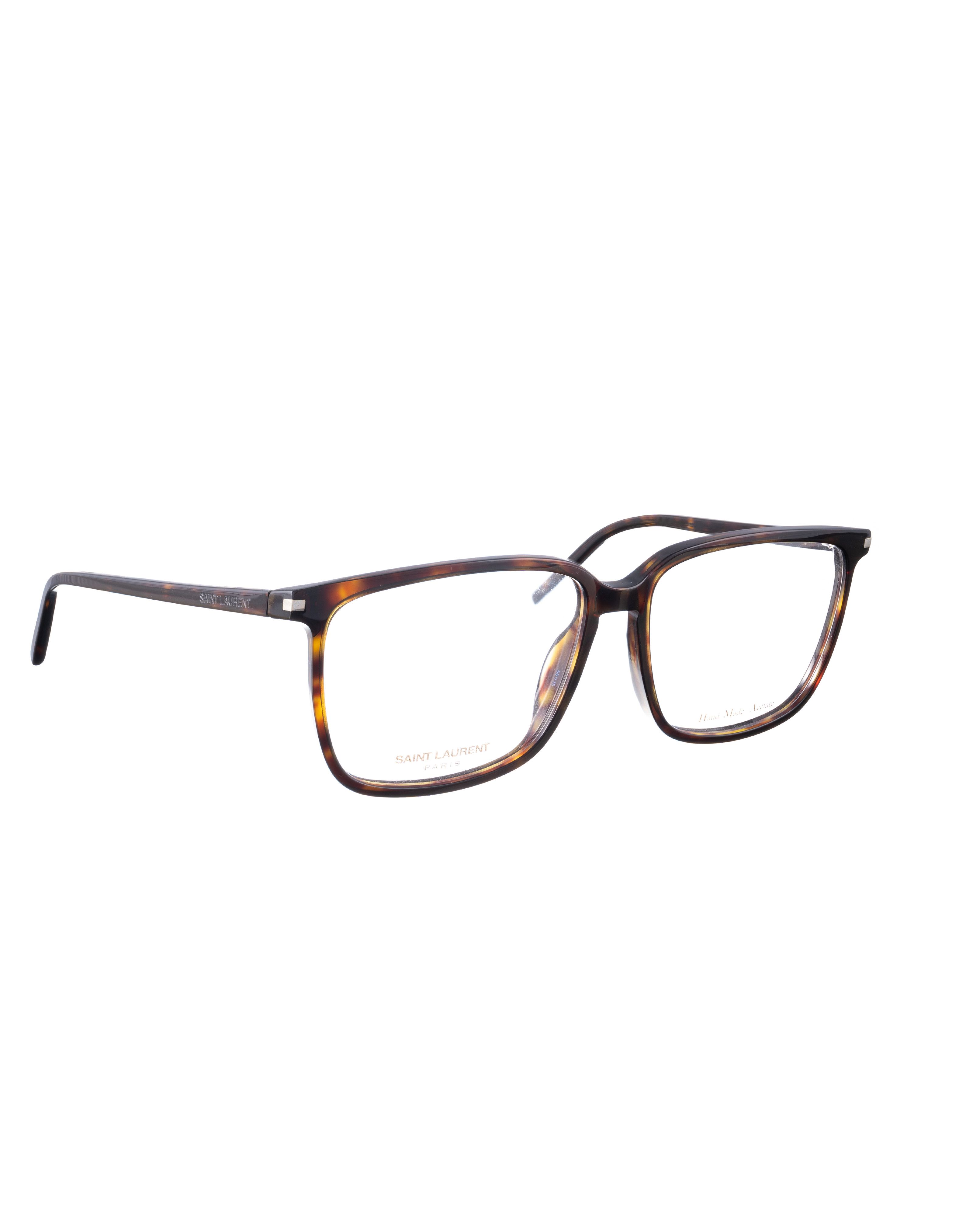 Saint Laurent Paris × Vintage Saint Laurent 00s Black Havana Nerd Oversize Glasses Size ONE SIZE - 1 Thumbnail