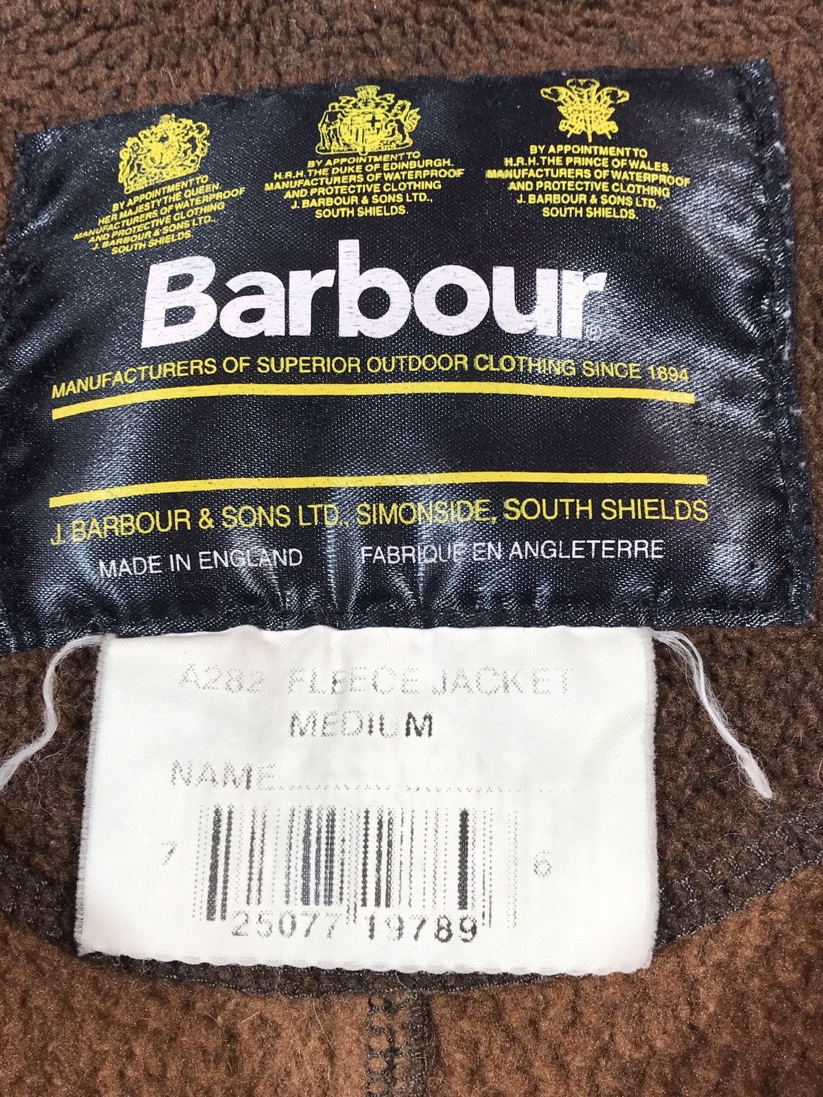 Barbour × Vintage Vintage Barbour Fleece Jacket Polartec Size US M / EU 48-50 / 2 - 6 Thumbnail