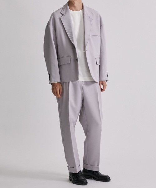 Japanese Brand United Tokyo - Purple Blazer Size 40L - 2 Thumbnail