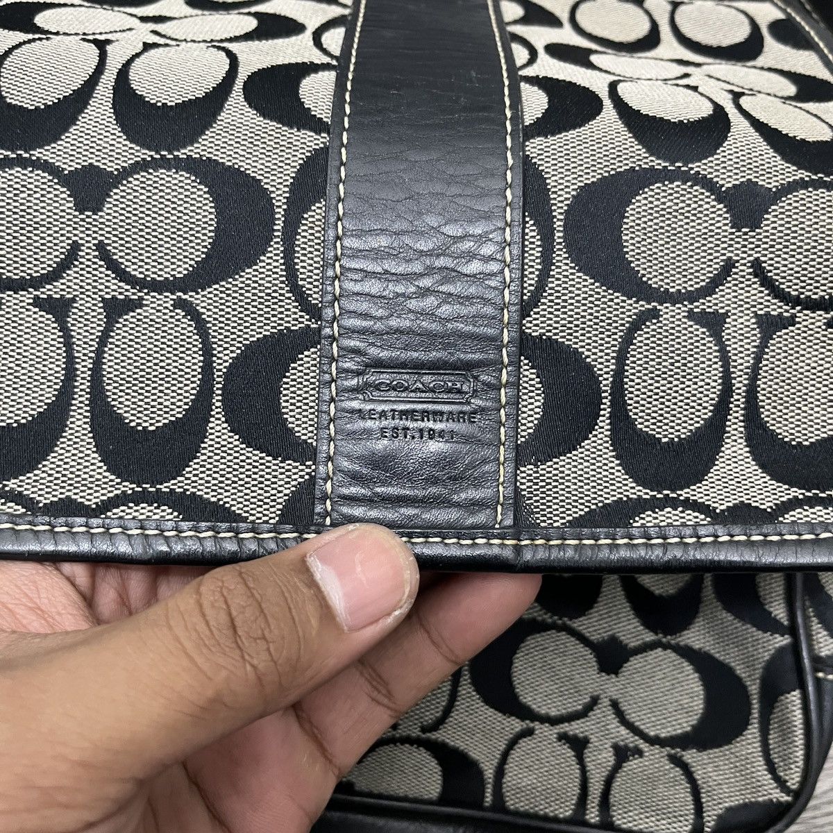 Coach Vintage Coach Monogram Crossbody Bag 🟥 Size ONE SIZE - 6 Thumbnail