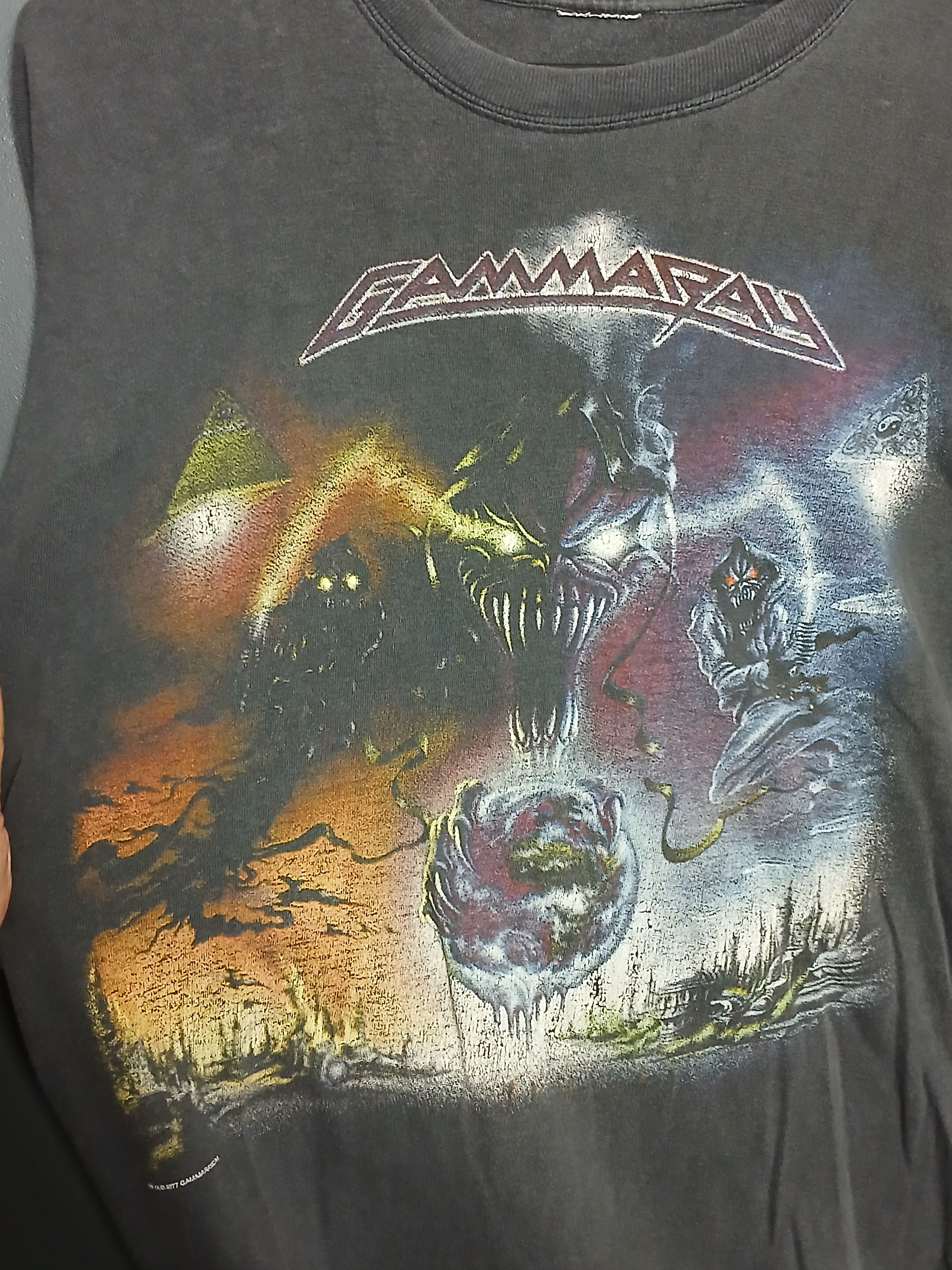 Band Tees × Vintage Vintage 2001 Gamma Ray T-Shirt Size US M / EU 48-50 / 2 - 3 Thumbnail