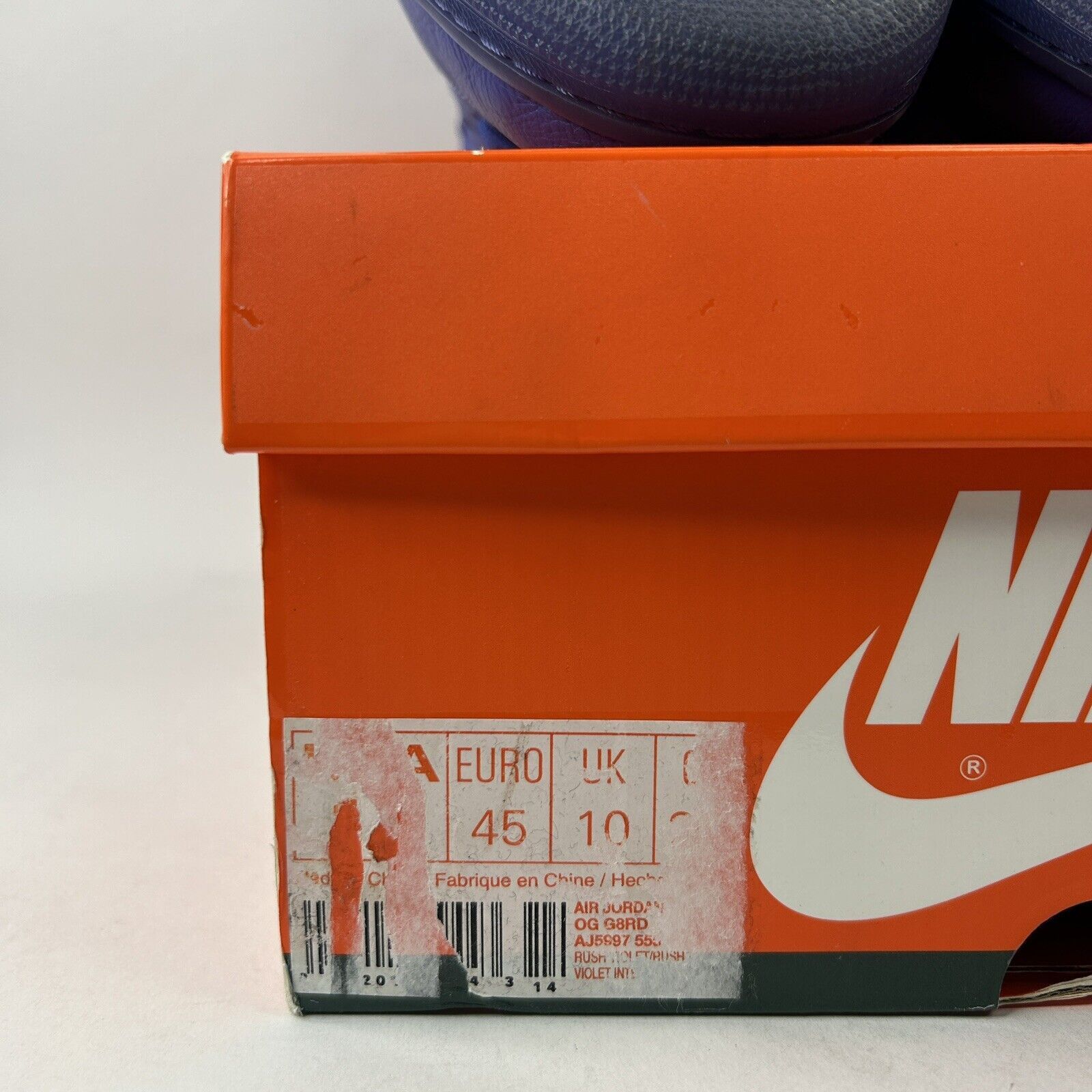 Nike Nike Air Jordan 1 Retro High OG Gatorade “Rush Violet” 2024 Size US 11 / EU 44 - 8 Thumbnail