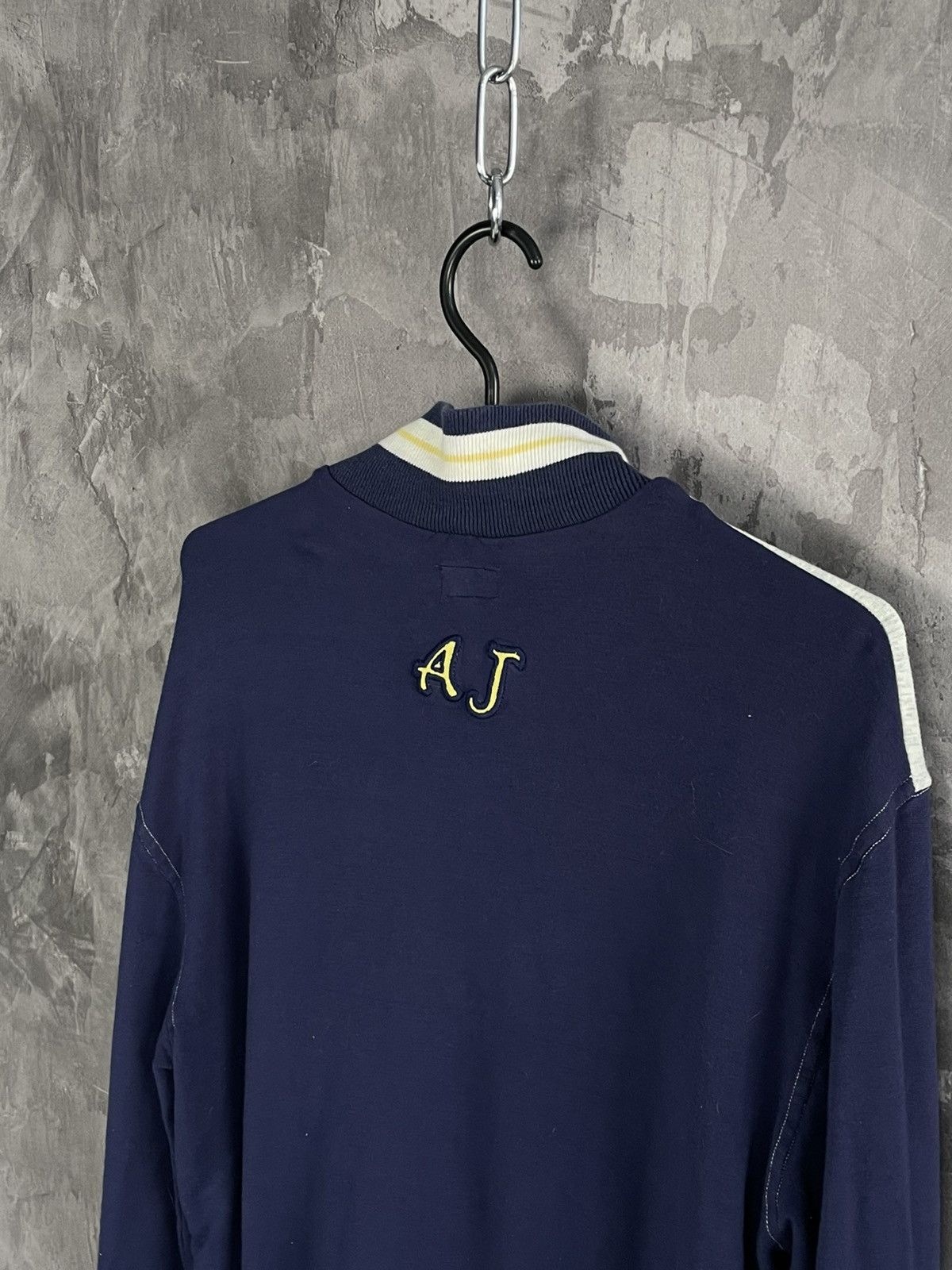 Armani Armani Vintage Y2K Zip Up Glam Sweatshirt Size US XL / EU 56 / 4 - 9 Thumbnail
