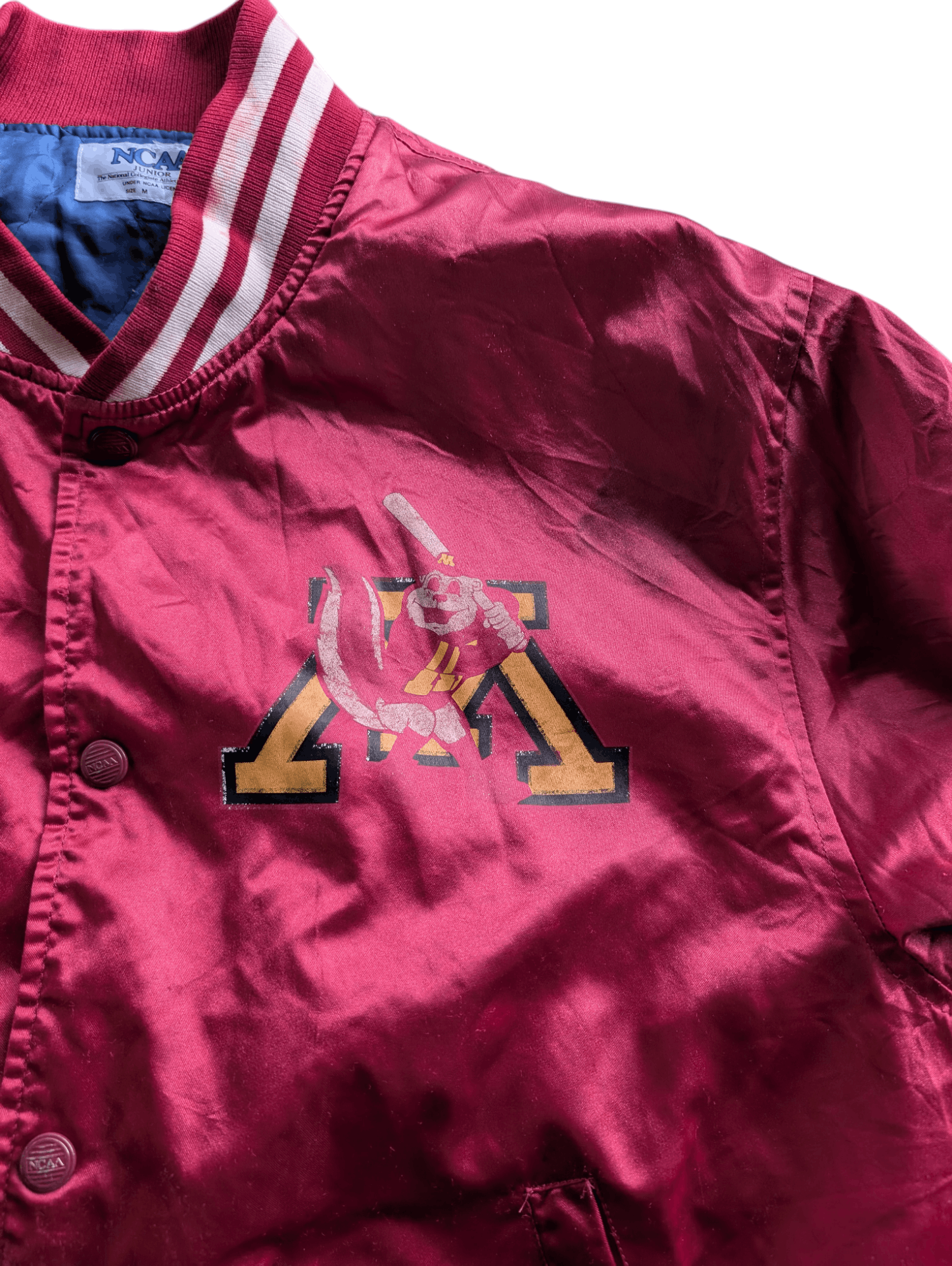 Vintage Vintage NCAA Minnesota Golden Gophers Varsity Baggy Jacket Size US S / EU 44-46 / 1 - 8 Thumbnail