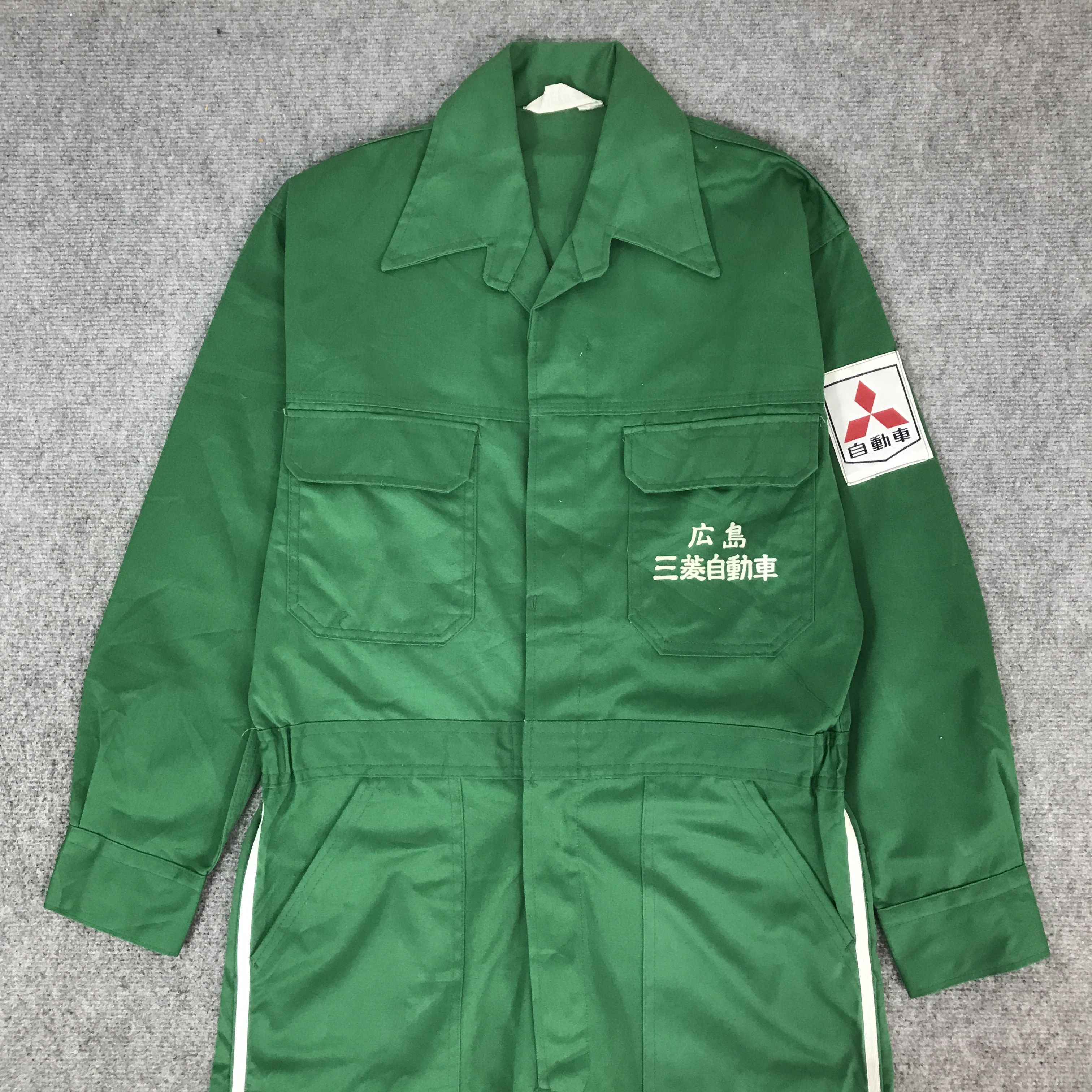 Japanese Brand MITSUBISHI MOTOR RACING BUTTON COVERALL K65B10 Size US L / EU 52-54 / 3 - 2 Thumbnail
