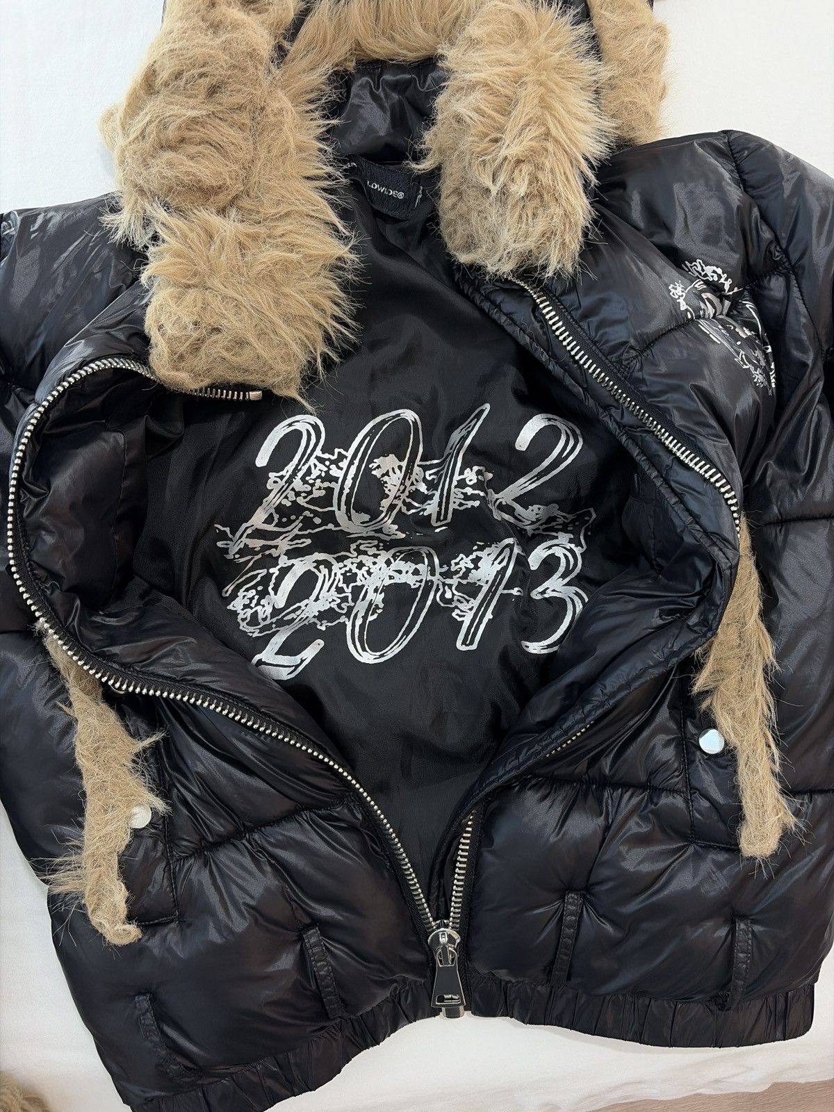 Racer Worldwide Racer Worldwide Slim Furry Puffer Jacket Size US M / EU 48-50 / 2 - 6 Thumbnail
