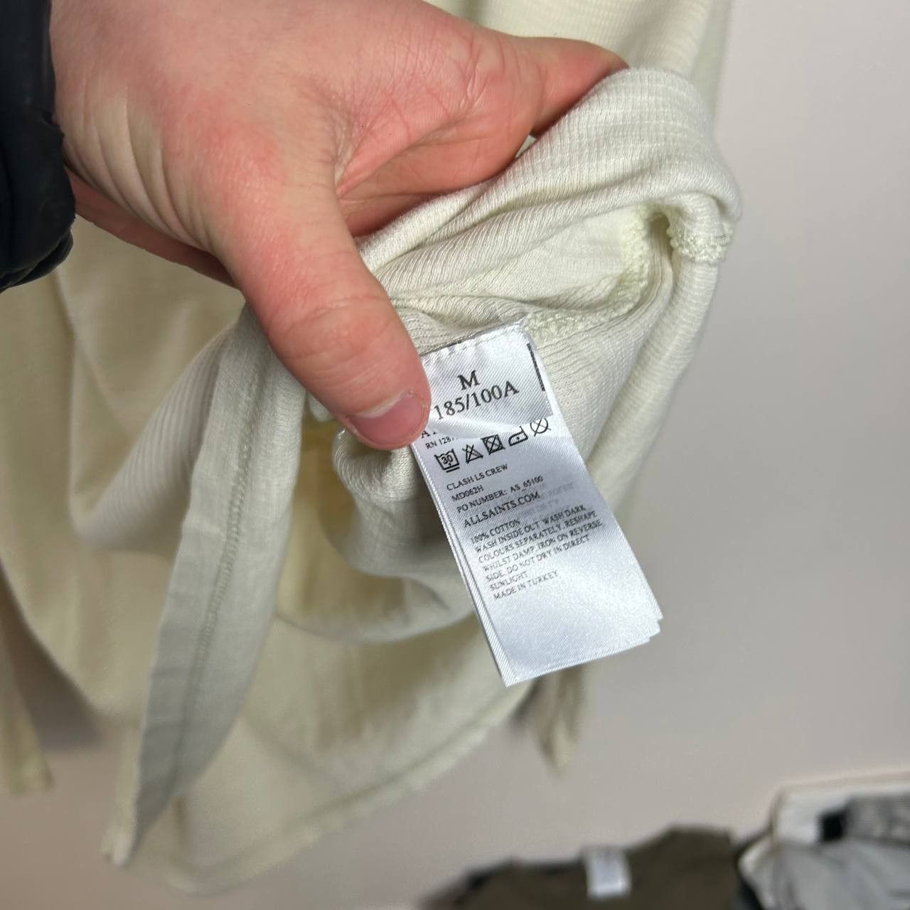 Allsaints Designer Allsaints small logo streetwear basic longsleeve Size US M / EU 48-50 / 2 - 6 Thumbnail