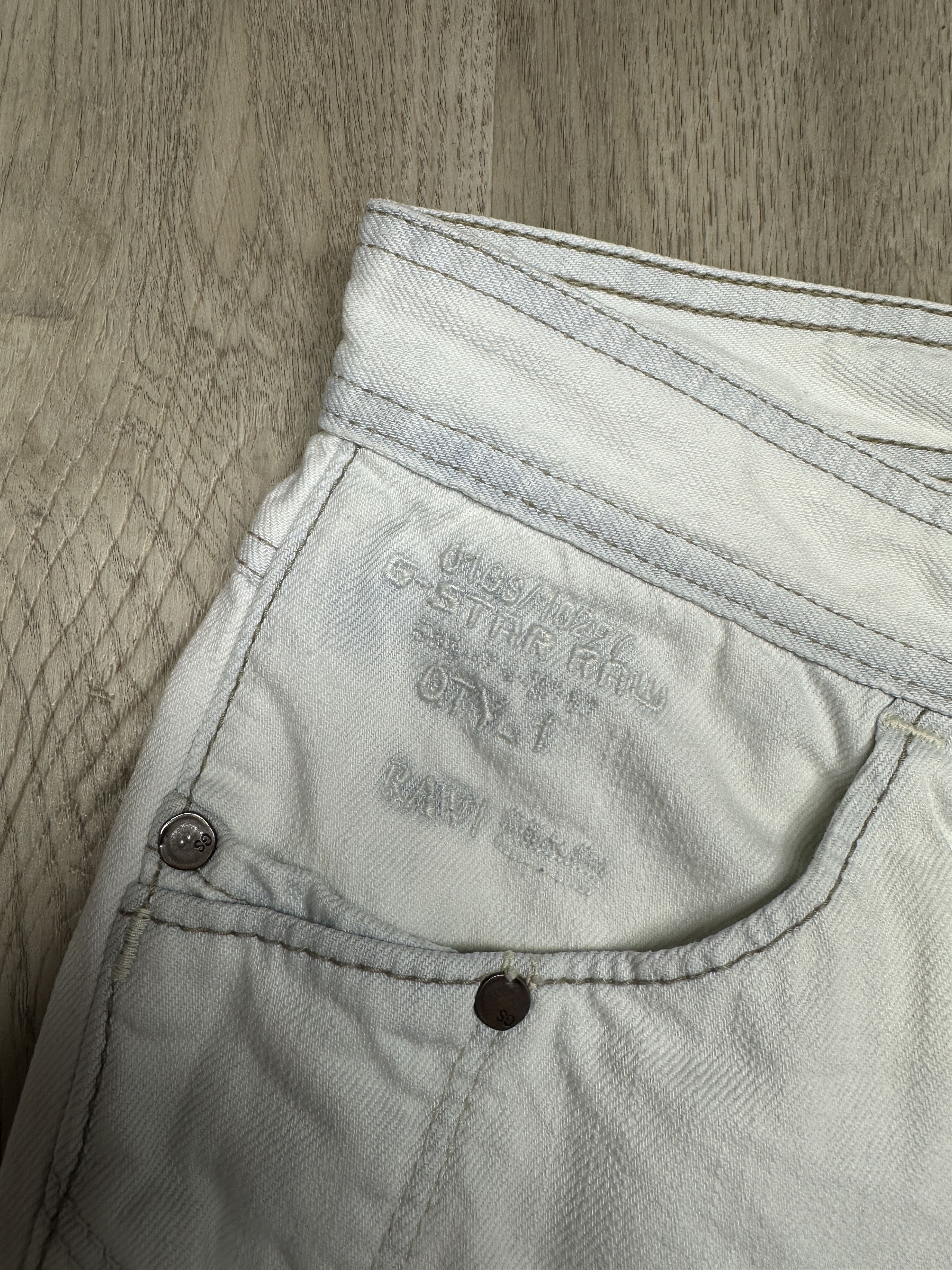 G-Star G Star Raw Mens Locker Regular Denim Pants Jeans Size US 33 - 6 Thumbnail