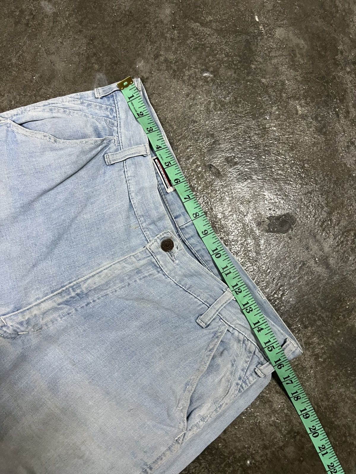 Edwin 💥Baggy💥Vintage 80’s Edwin Light Wash Distress Jean Size US 32 / EU 48 - 3 Thumbnail