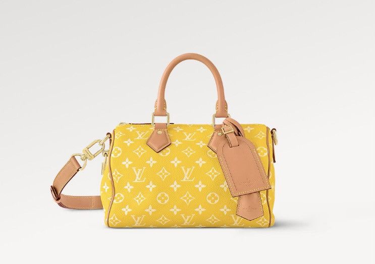 Louis Vuitton × Pharrell LOUIS VUITTON SS24 SOFT SPEEDY P9 BANDOULIÈRE 25 IN Yellow Size ONE SIZE - 3 Thumbnail