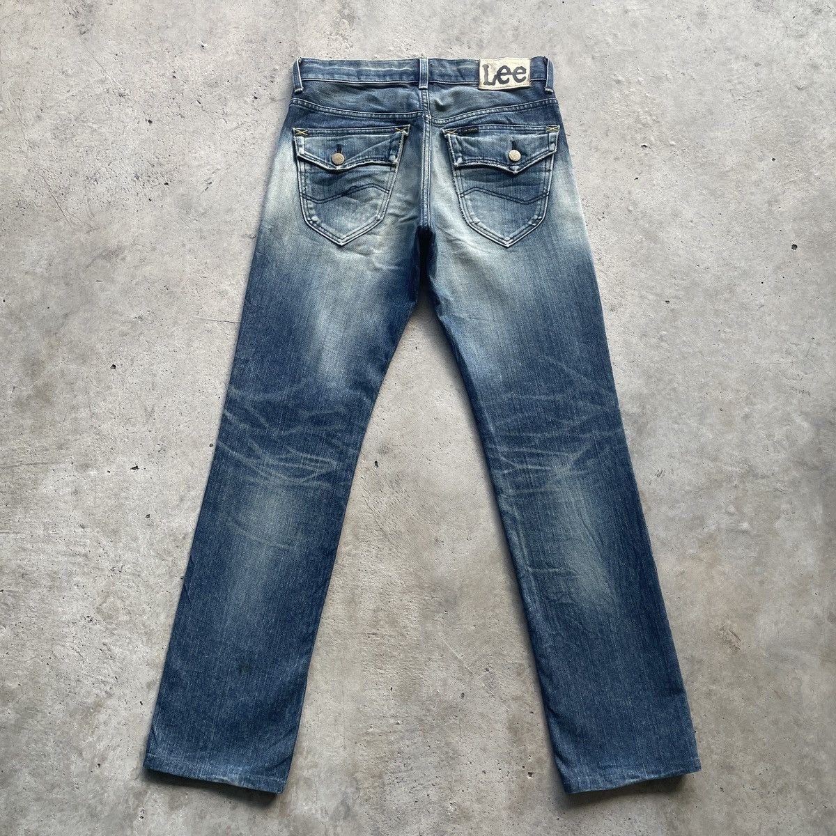 Japanese Brand × Jean × Vintage Vintage Japanese Brand Distressed Jeans Faded Denim Pants Size US 31 - 2 Thumbnail