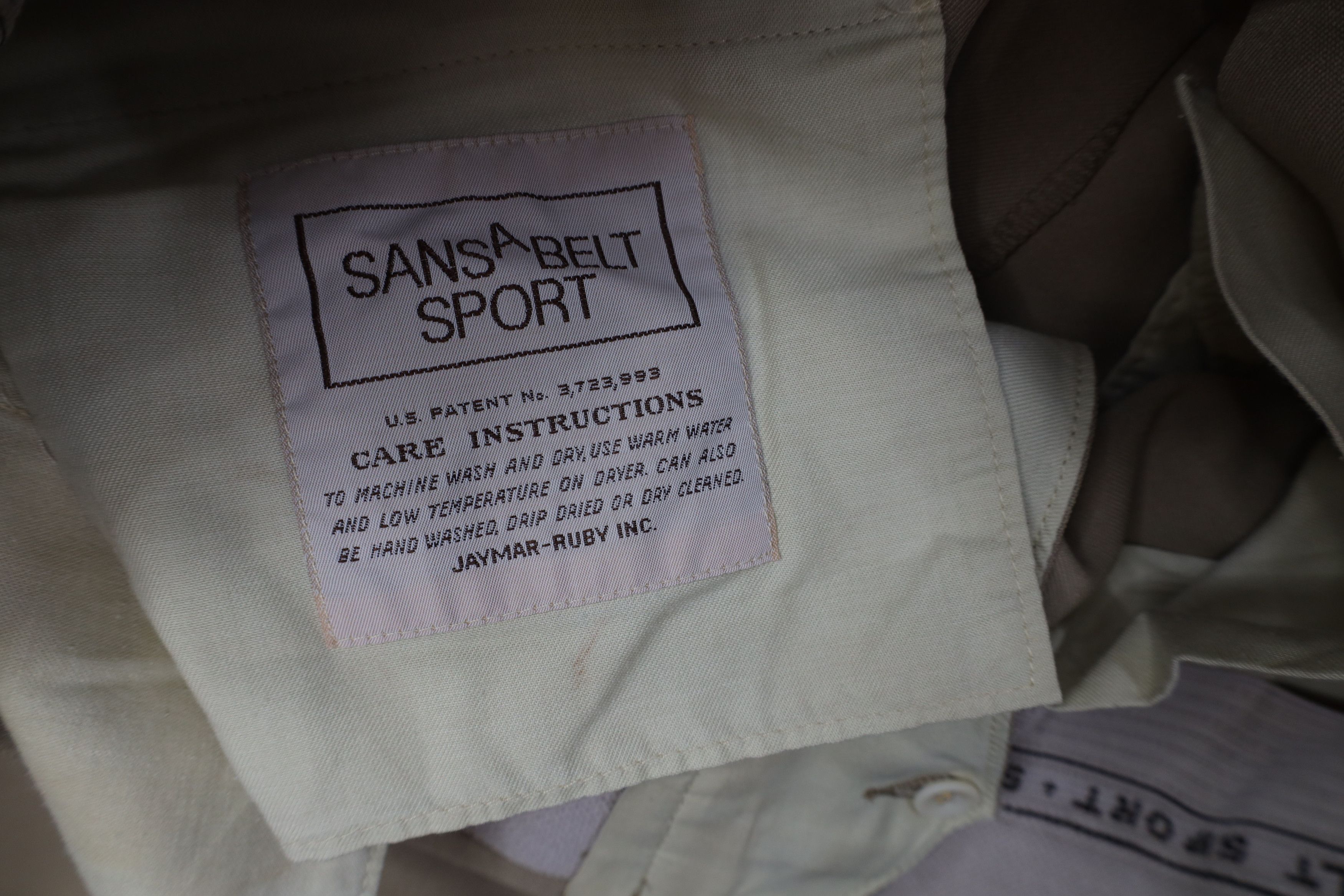 Vintage Vintage 70s Streetwear Flared Wide Leg Chino Pants Beige USA Size US 34 / EU 50 - 6 Thumbnail
