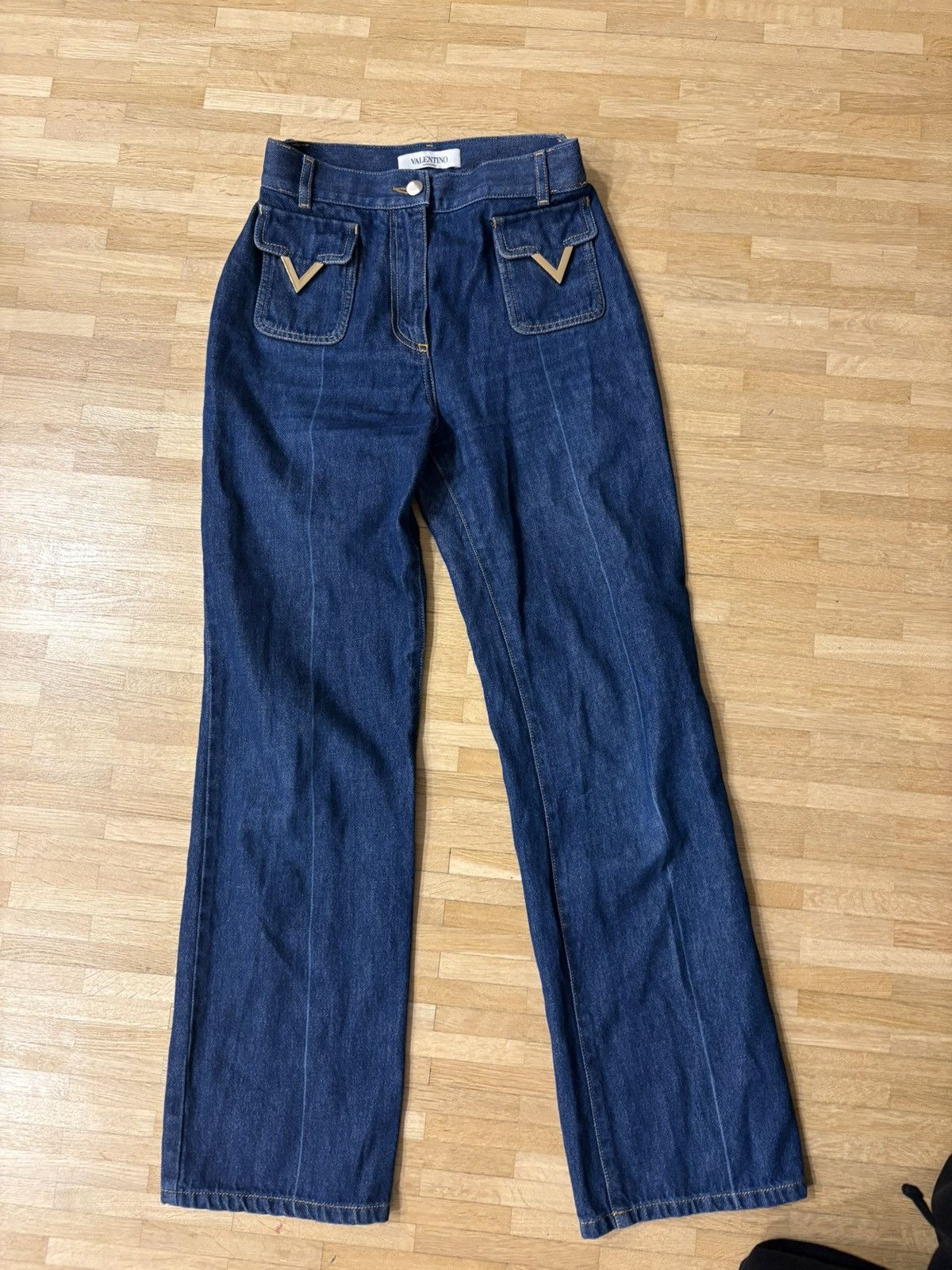 Valentino Valentino Cotton Jeans Size 26" / US 2 / IT 38 - 1 Thumbnail