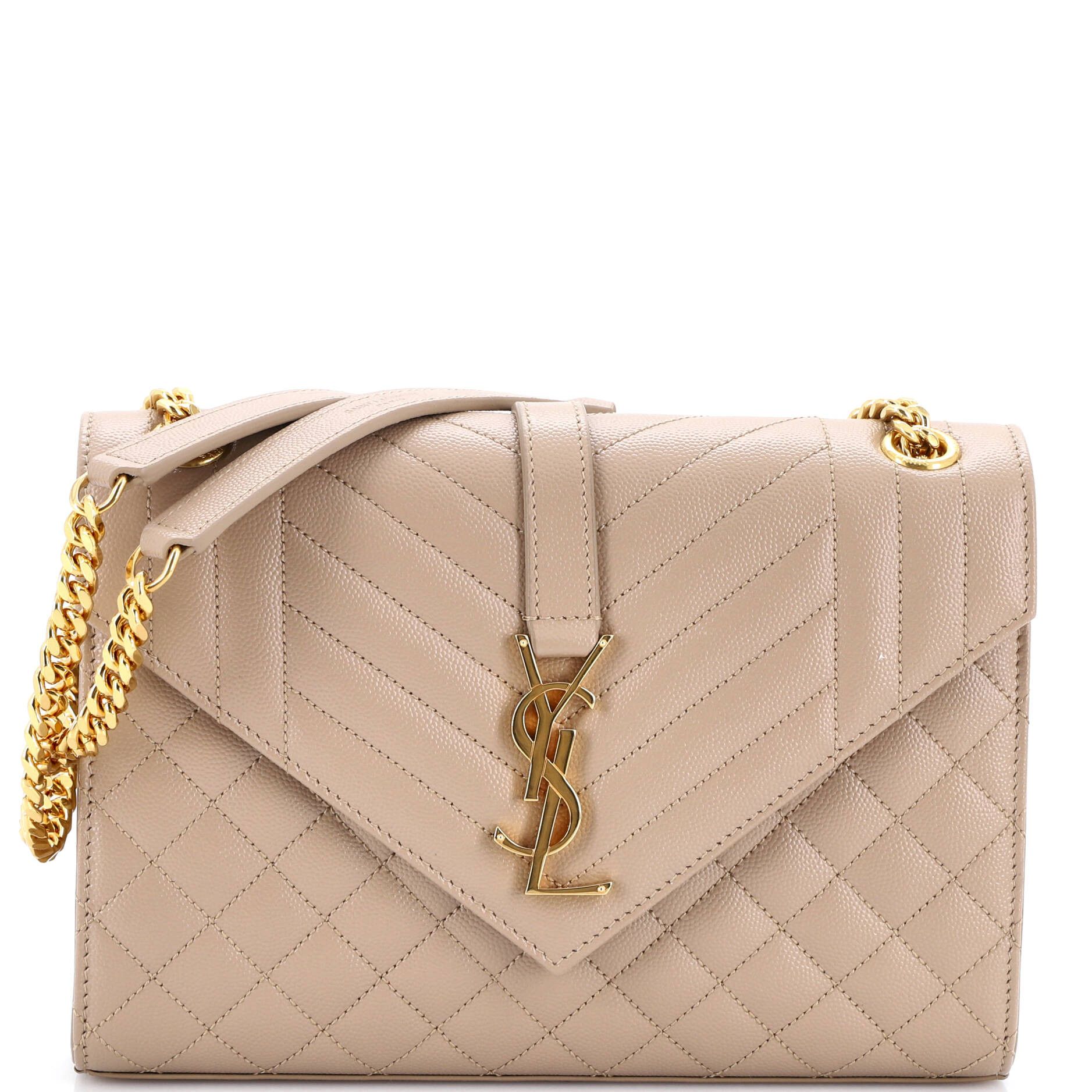 Saint Laurent Paris Classic Monogram Envelope Satchel Size ONE SIZE - 1 Thumbnail