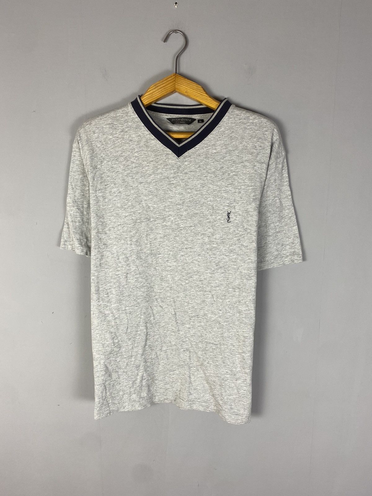 Yves Saint Laurent Vintage 90s Yves Saint Laurent polo tee T-shirt Size US XL / EU 56 / 4 - 1 Thumbnail