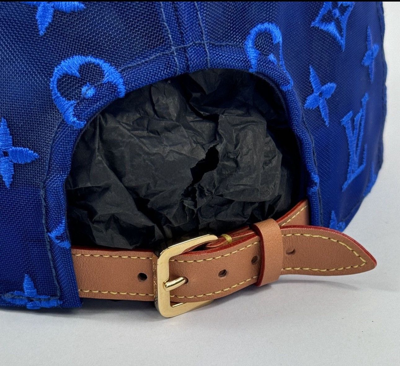 Louis Vuitton LOGO PRINT MESH MONOGRAM CAP SIZE: 60 Size ONE SIZE - 4 Thumbnail