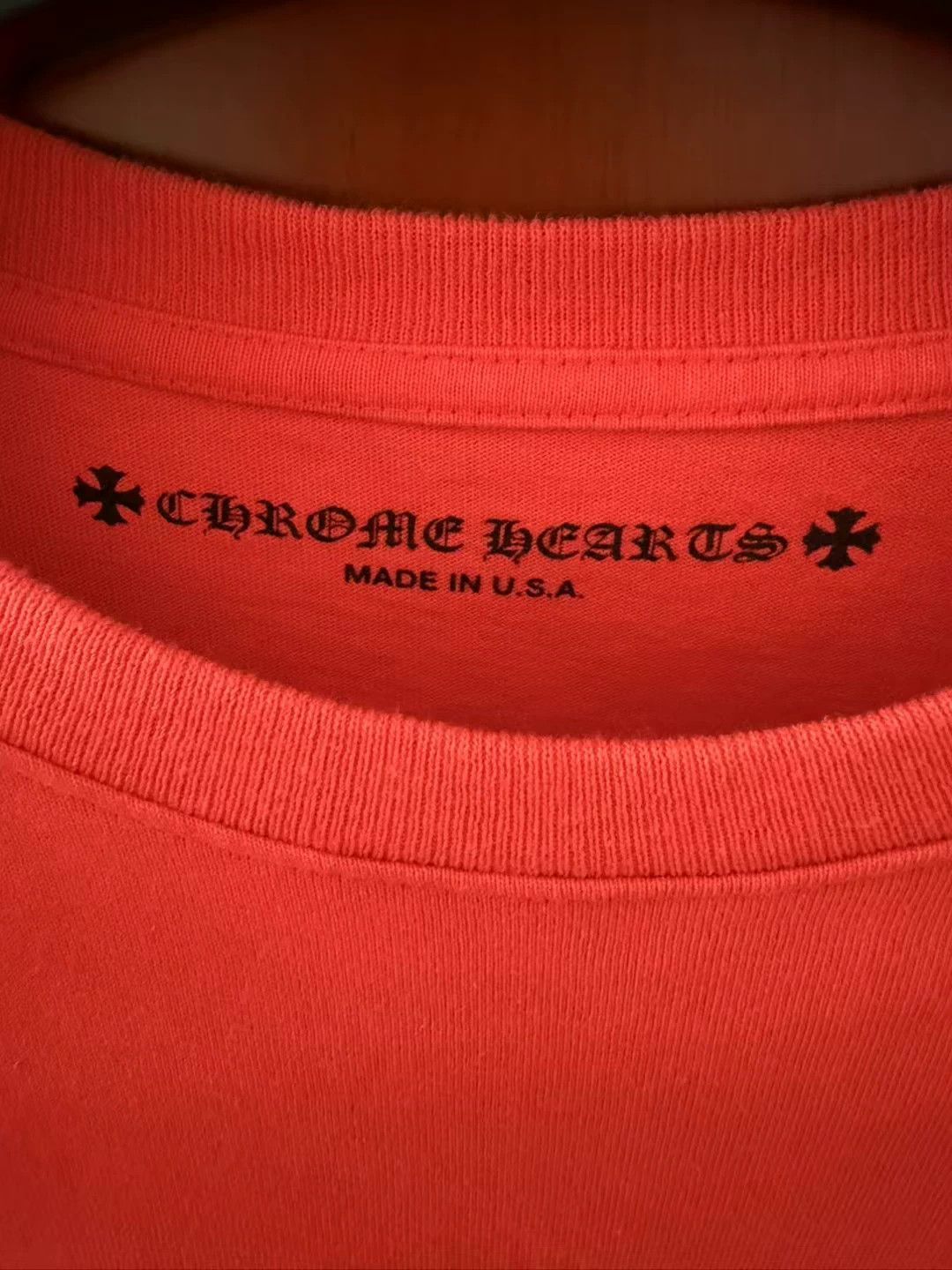 Chrome Hearts Chrome Hearts Red Graffiti Long-Sleeve T-Shirt, Size L Size L / US 10 / IT 46 - 3 Thumbnail