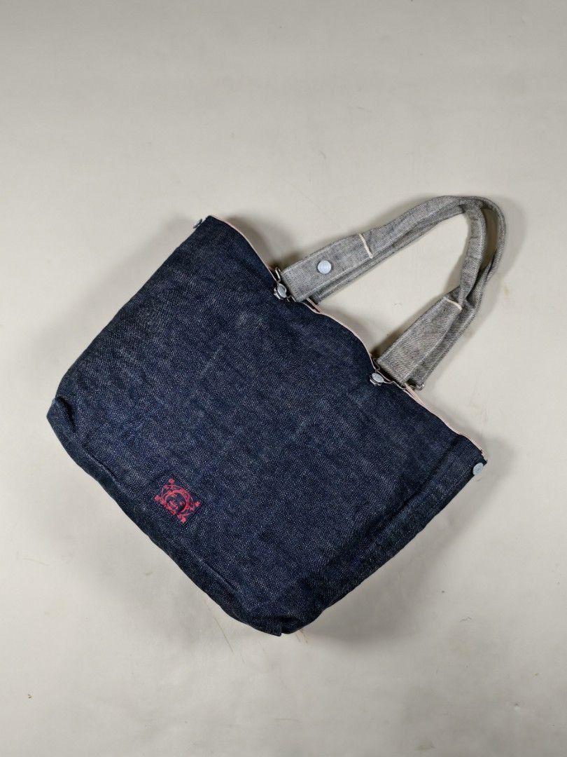 Evisu × Japanese Brand EVISU Japan Selvedge Denim Shoppers Bag Size ONE SIZE - 2 Thumbnail