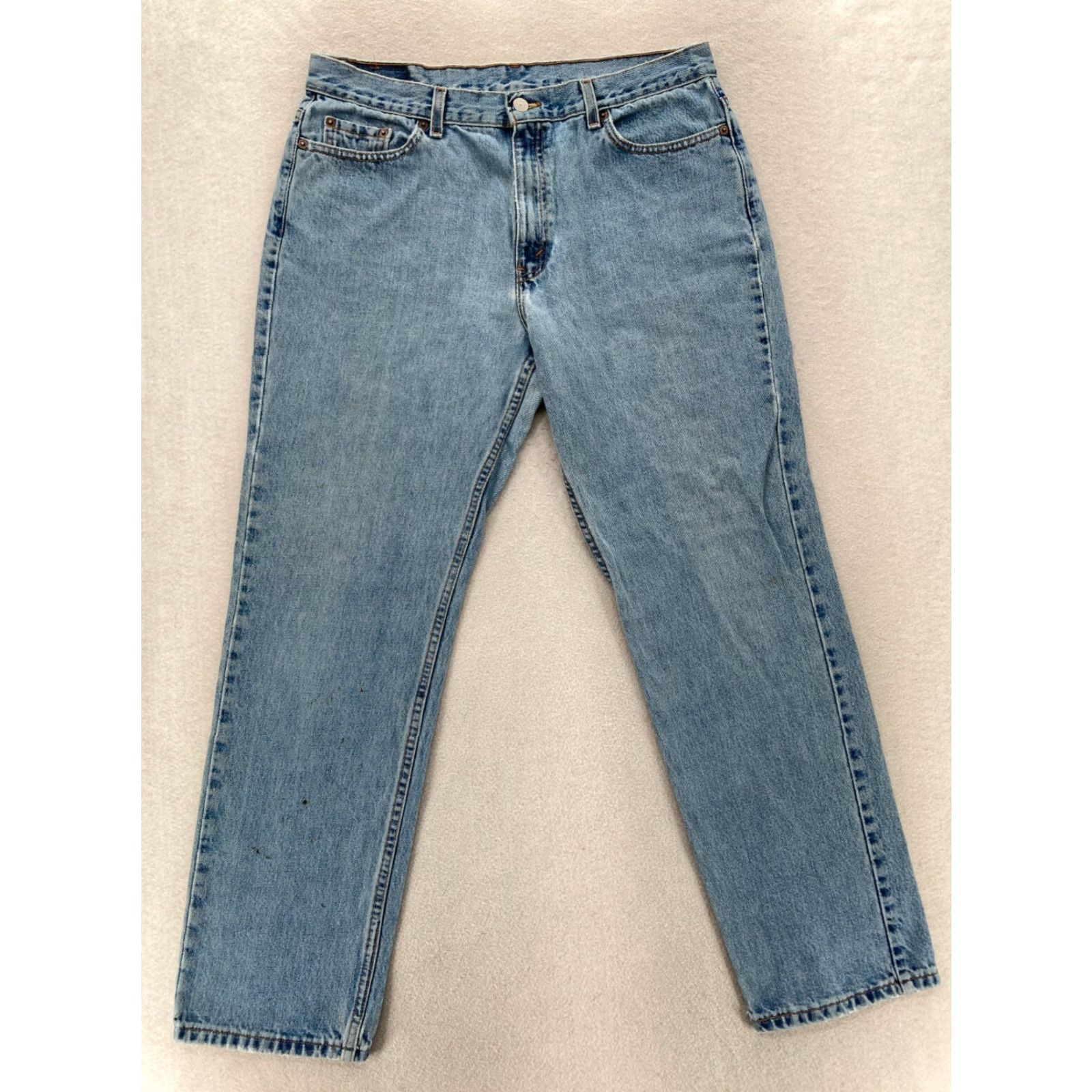 Levi's Vintage Levi's 505 Jeans Women 16 Mis Low Rise Straight Blue Denim 2001 USA Western Y2K 5-Pocket Design Size 38" / US 16 / IT 52 - 2 Thumbnail