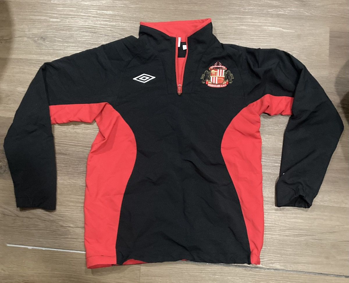 Umbro Umbro Sunderland A.F.C. Training Drill Top - Black/Red Size US S / EU 44-46 / 1 - 1 Thumbnail