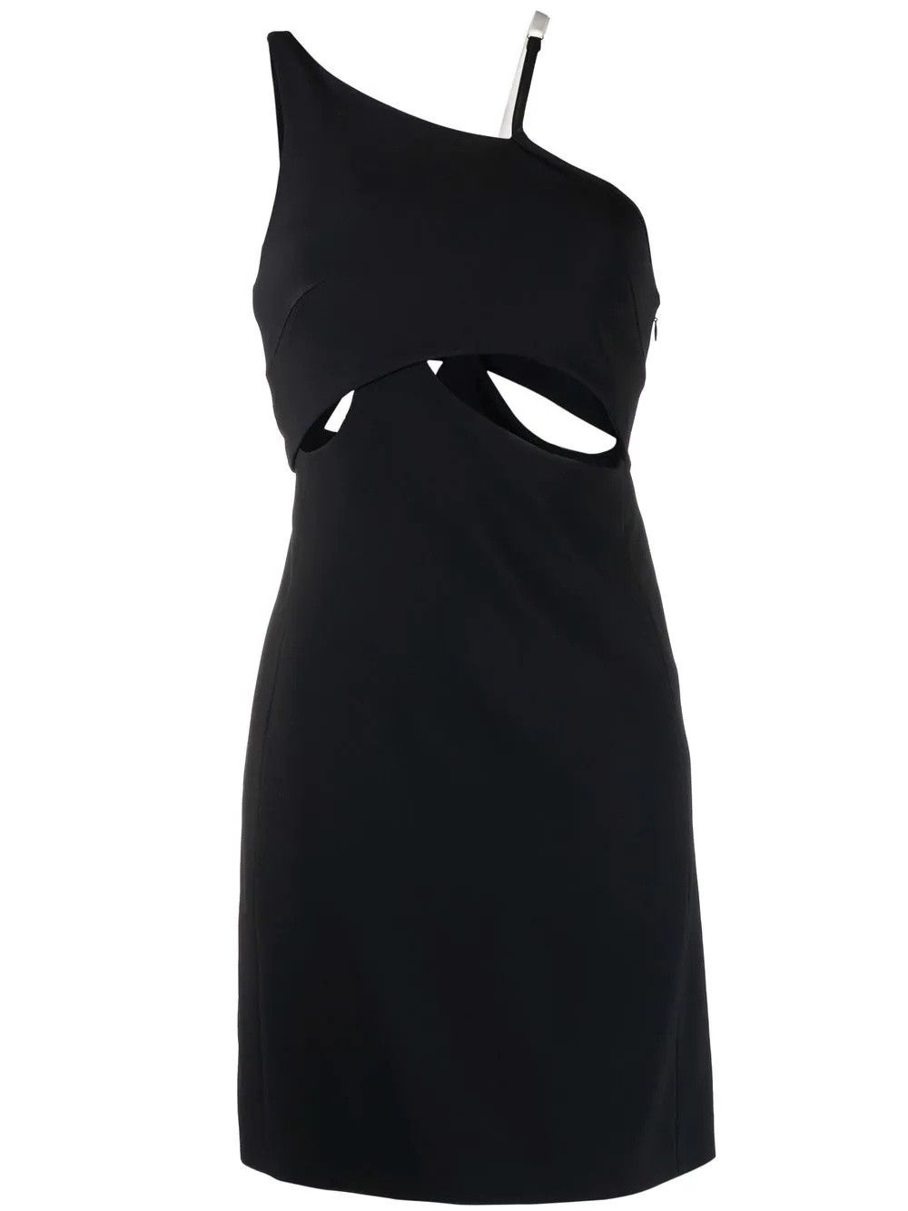 Givenchy o1y0925 One-Shoulder Mini Dress in Black Size XS / US 0-2 / IT 36-38 - 1 Thumbnail