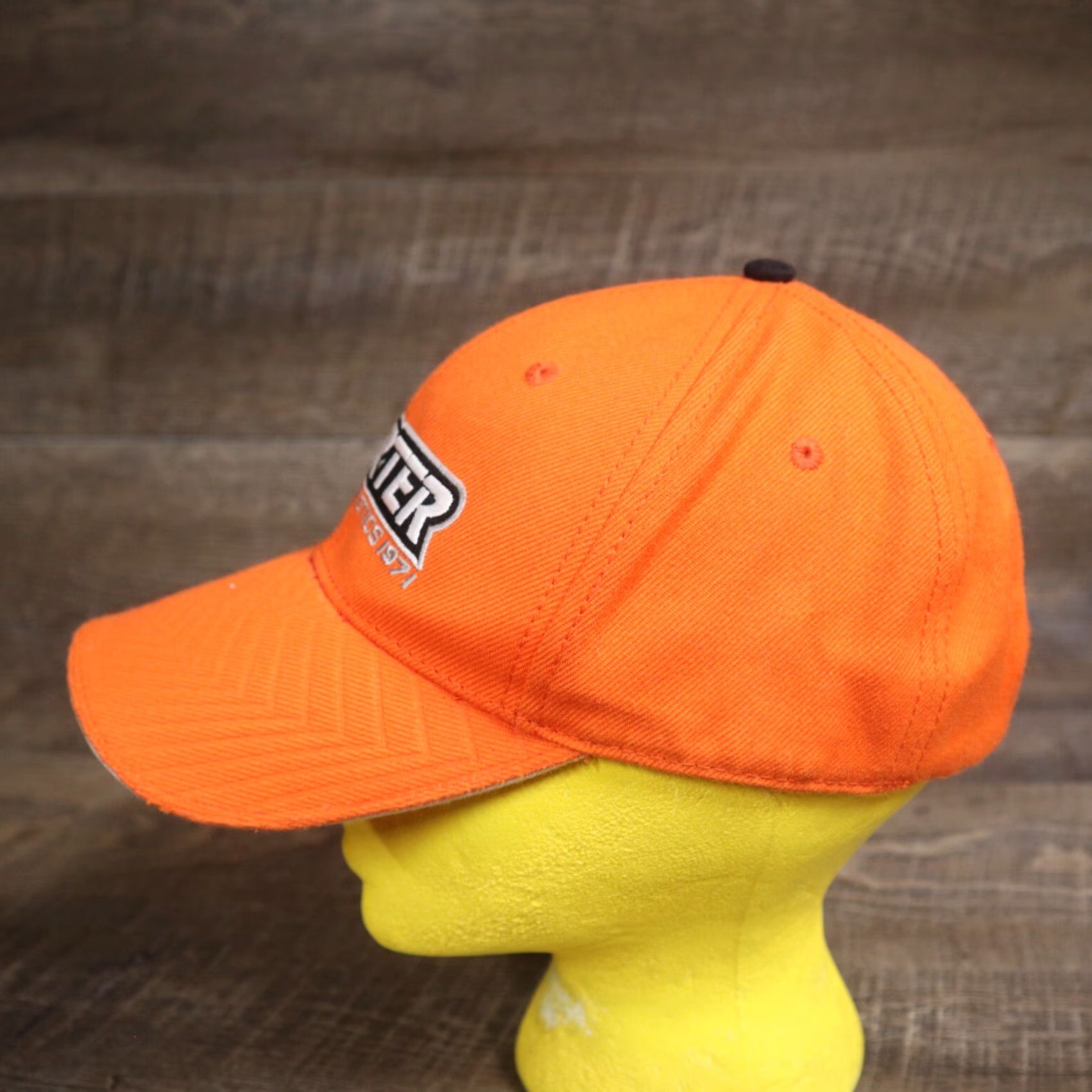 Starter Starter Hat Unisex Adults One Size Orange Cotton Blend Adjustable Strapback Cap Embroidered Hat Size ONE SIZE - 5 Thumbnail
