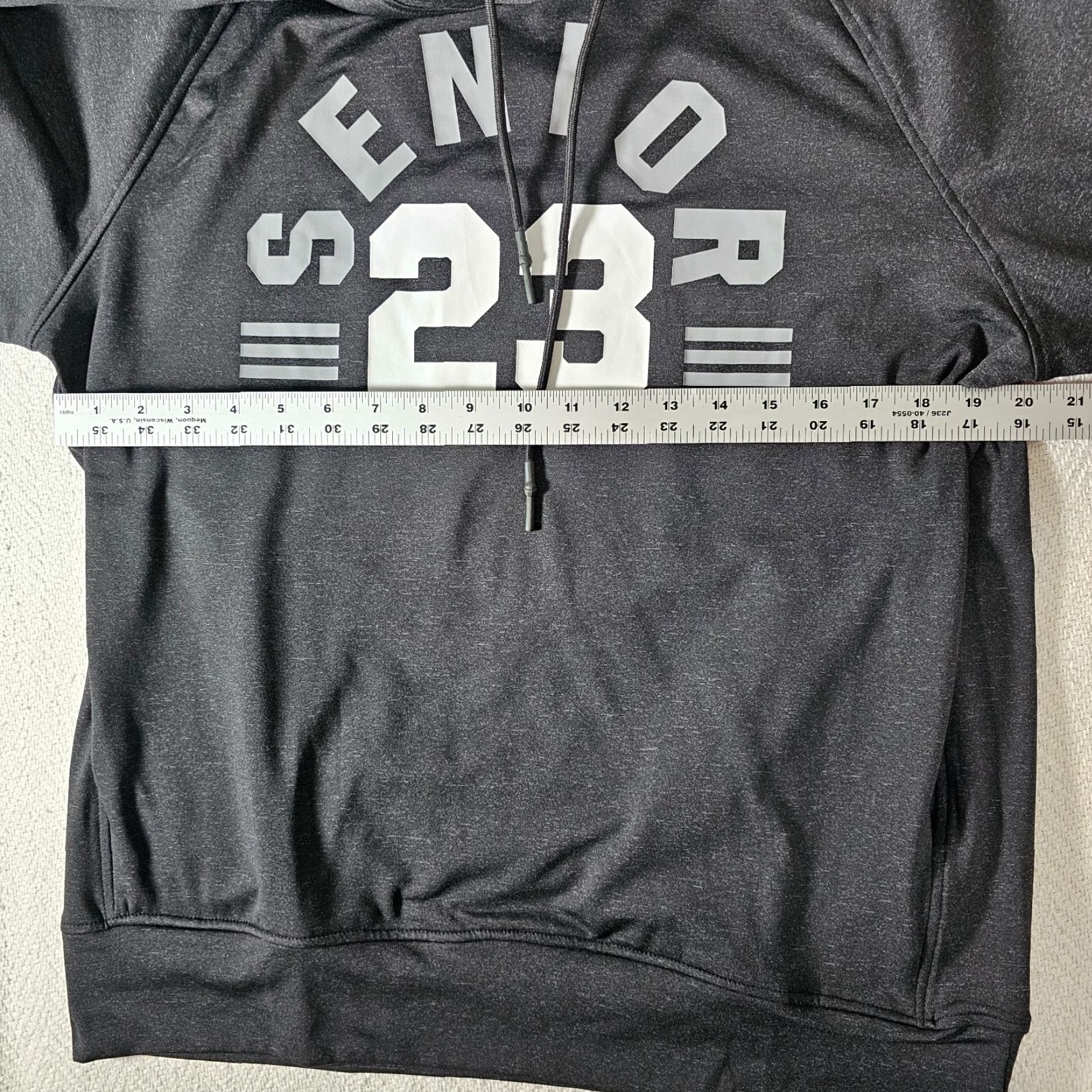 Vintage Herff Jones Class of 2023 Hoodie Large Black Pullover Mens Size US L / EU 52-54 / 3 - 5 Thumbnail
