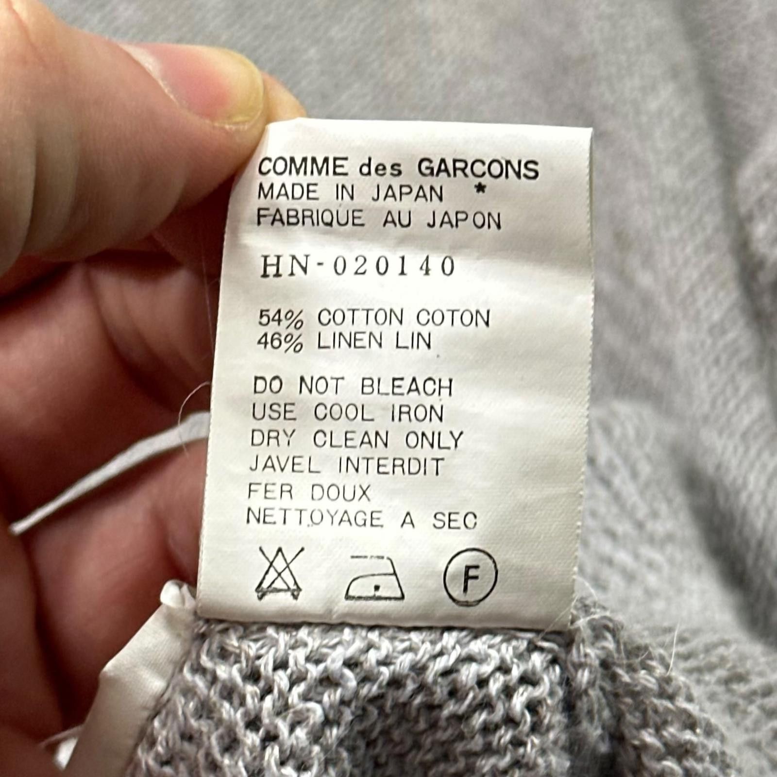 Comme des Garcons Comme Des Garçons Homme 1994 Cotton + Linen Knit Jumper - M Size US M / EU 48-50 / 2 - 5 Thumbnail