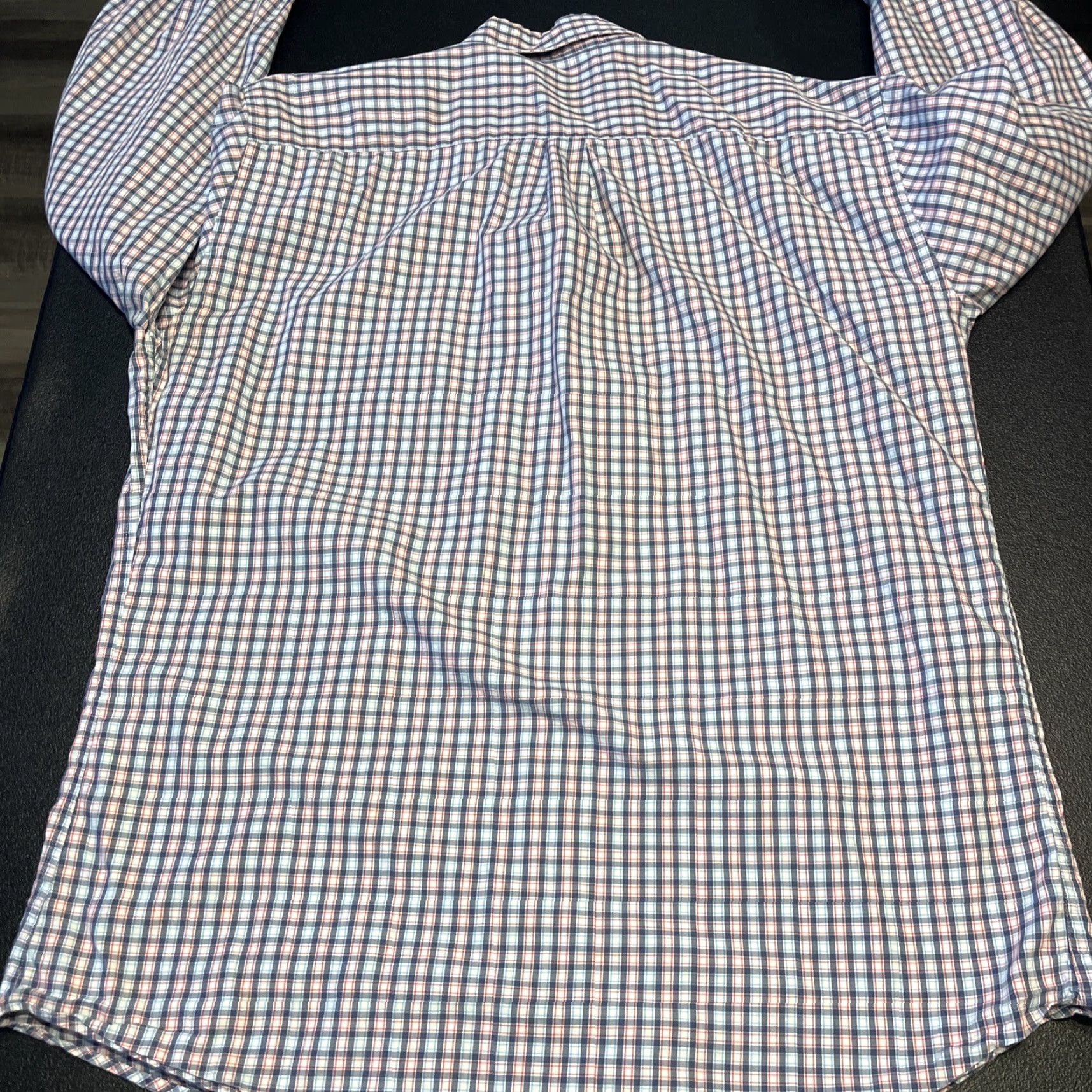 Peter Millar PETER MILLAR MENS BLUE PLAID BUTTON-UP SHIRT L SHIRT EUC Size US L / EU 52-54 / 3 - 7 Thumbnail