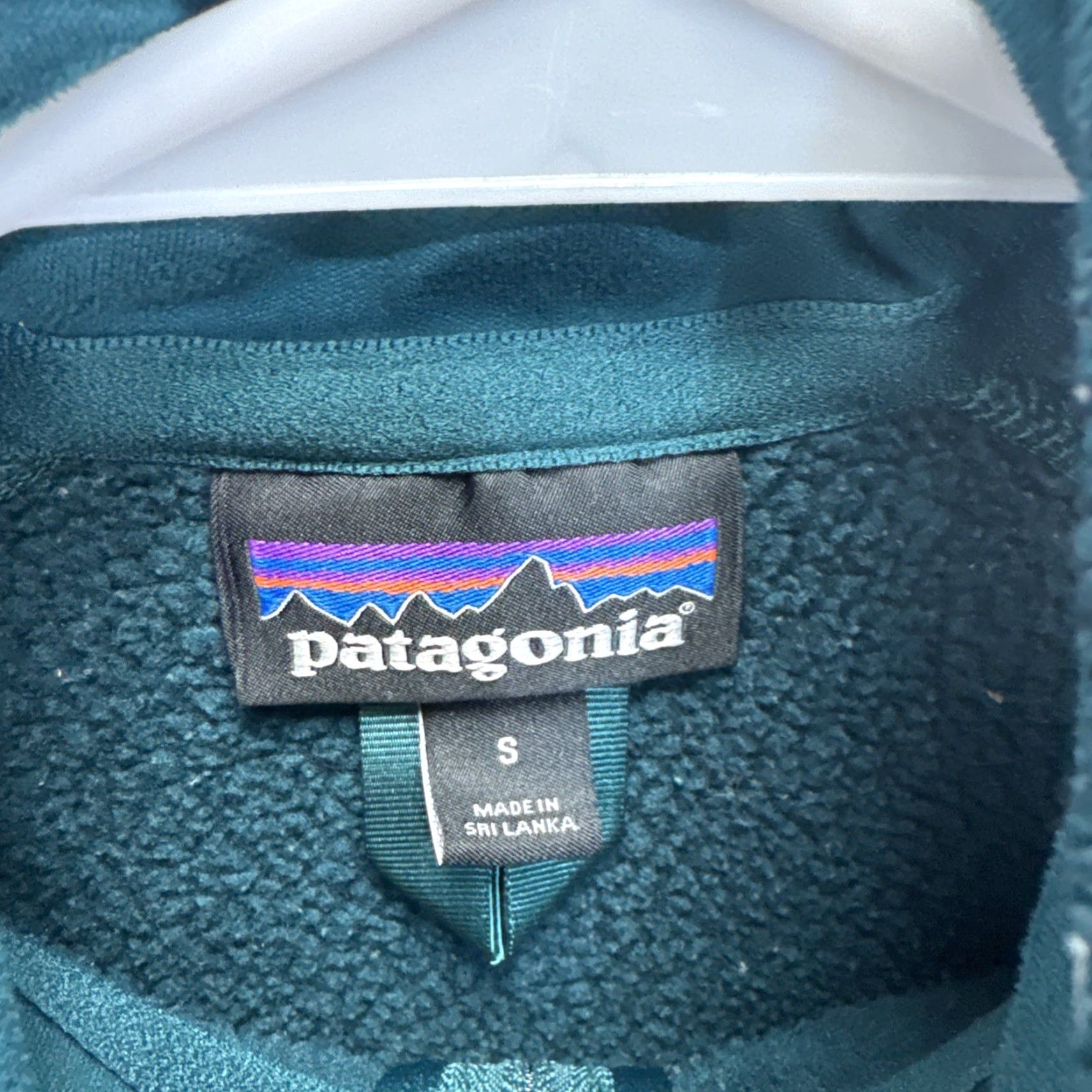 Patagonia Patagonia Sweater Women's 1/4-Zip Dark Borealis Green S Raglan Sleeve Pullover Casual Travel Fall Winter Regular Knit Zipper Size S / US 4 / IT 40 - 2 Thumbnail
