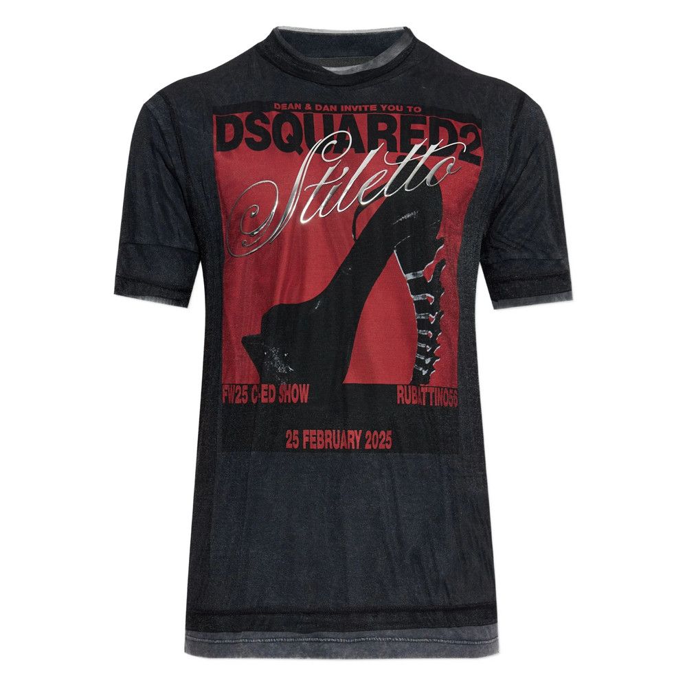Dsquared2 GREY T-Shirts & Vests - T-Shirts